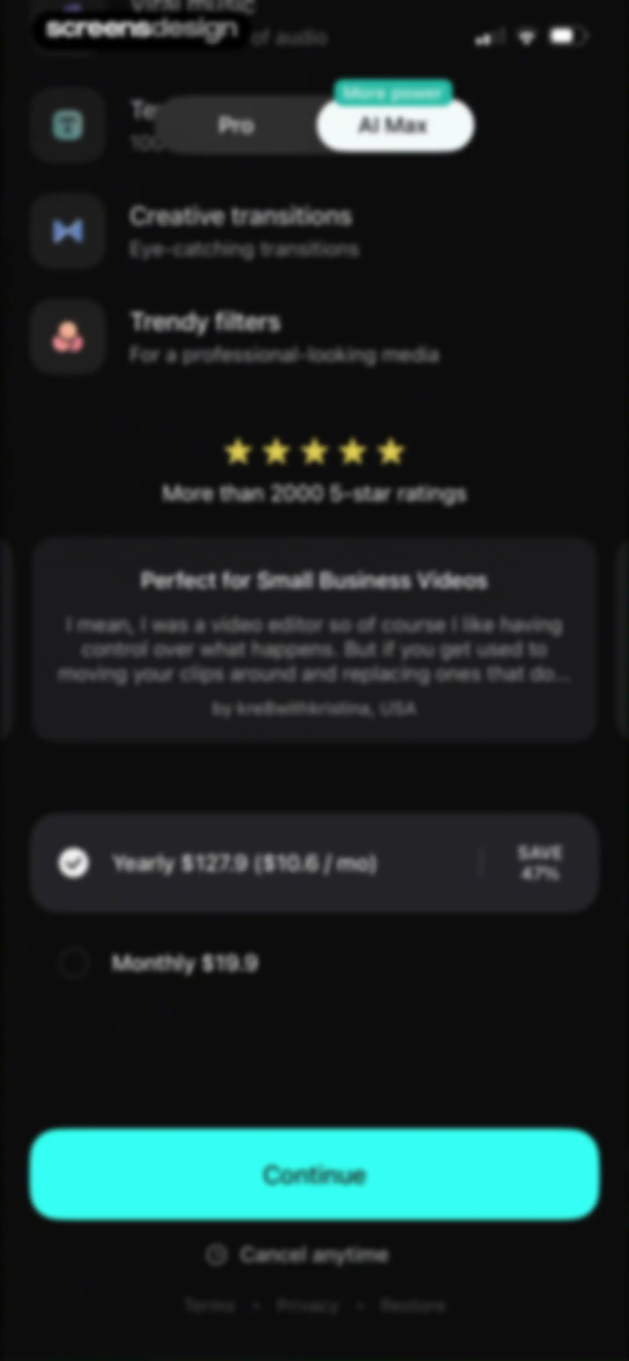 Vids AI - Reels Video Editor screen 20