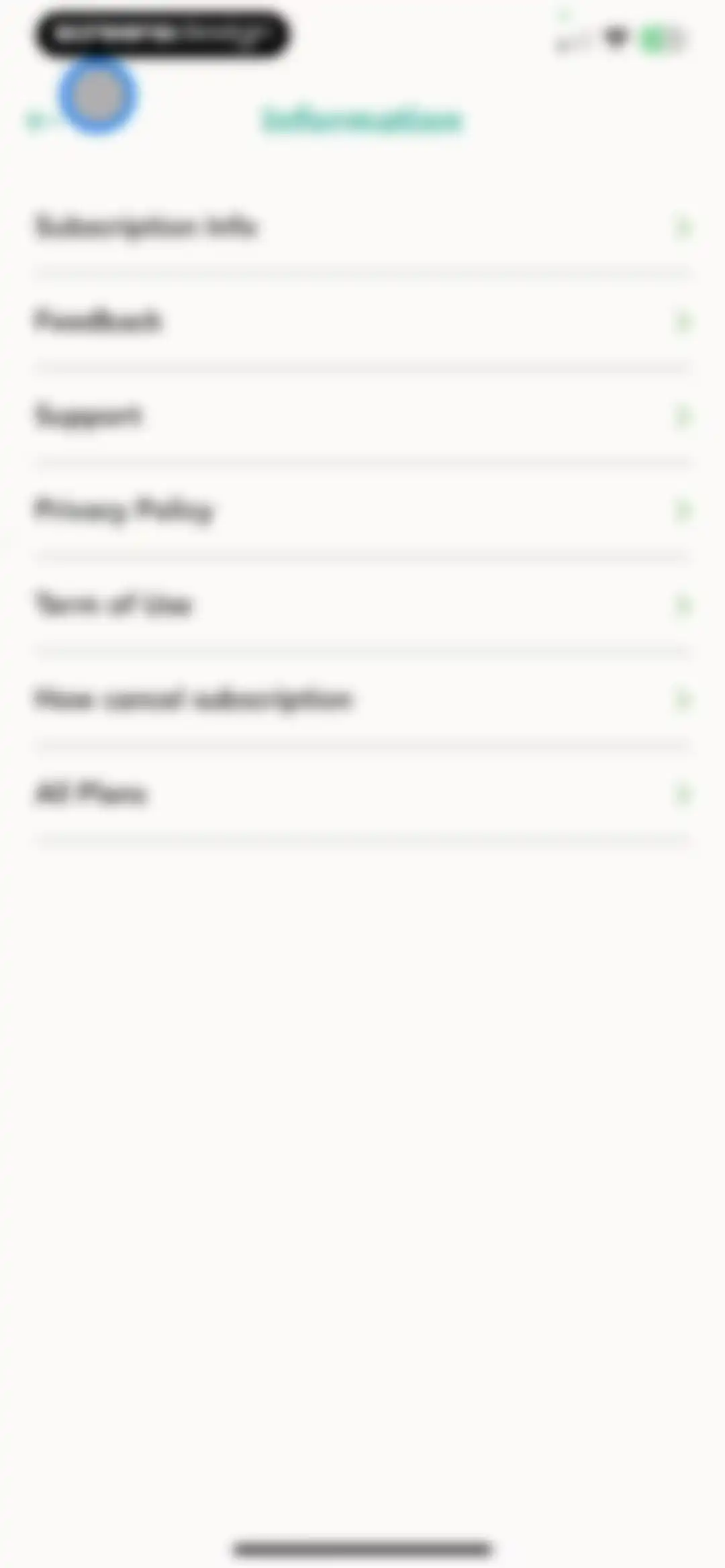 Pulse Checker. Calorie Manager screen 15
