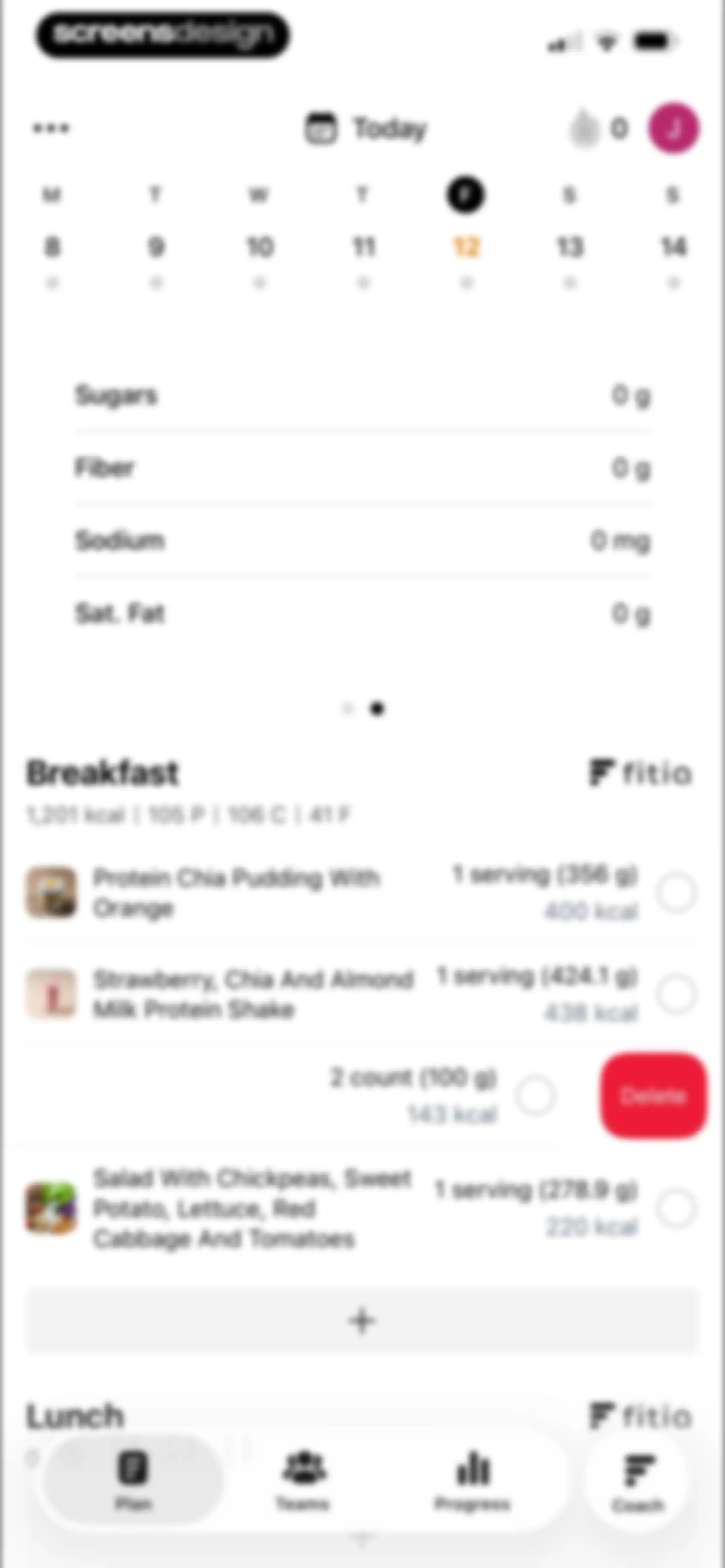 Fitia: Calorie Counter & Diet screen 115