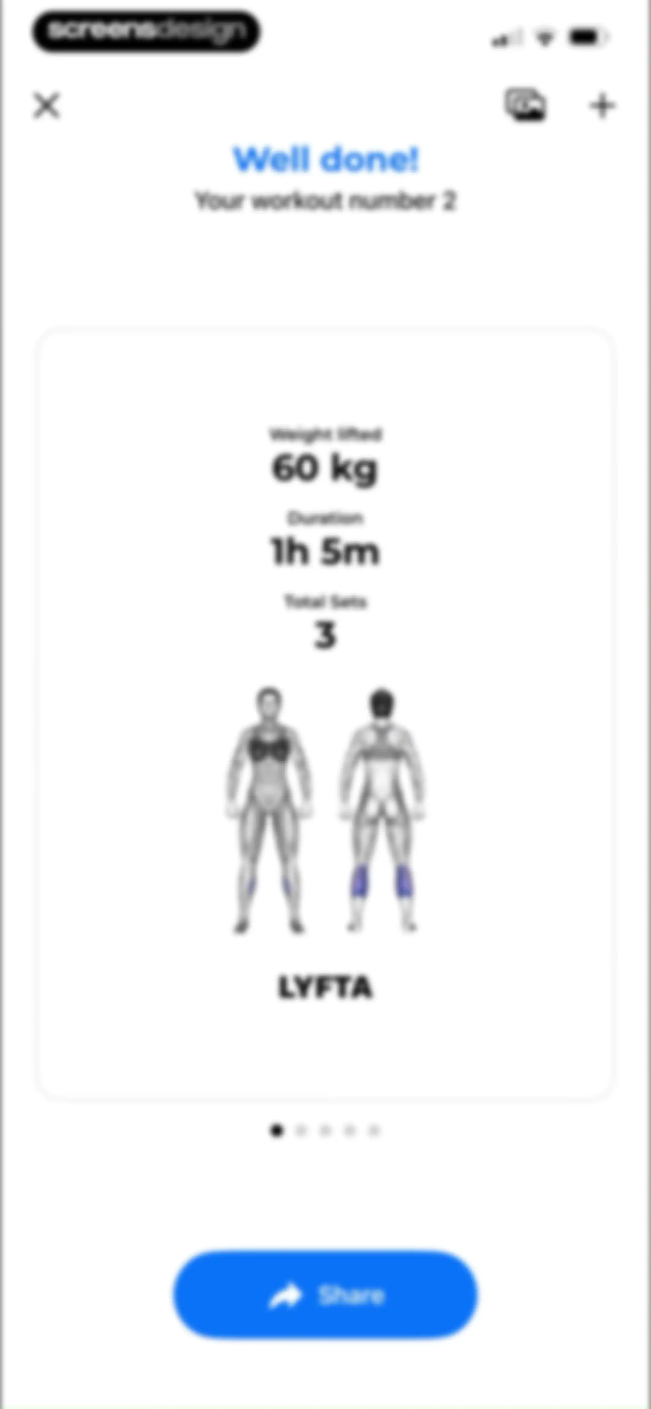 Lyfta: Gym Workout Tracker Log screen 177