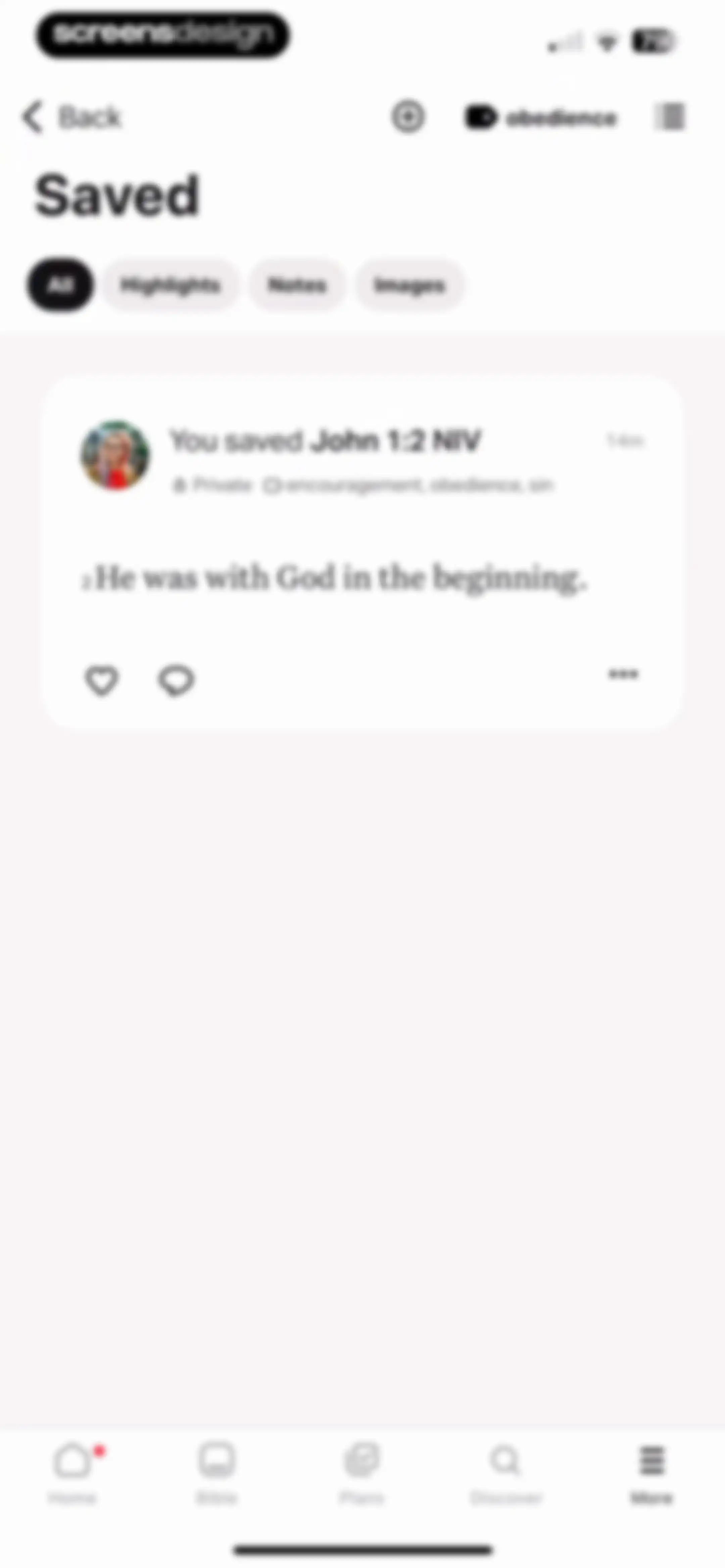 Bible screen 160