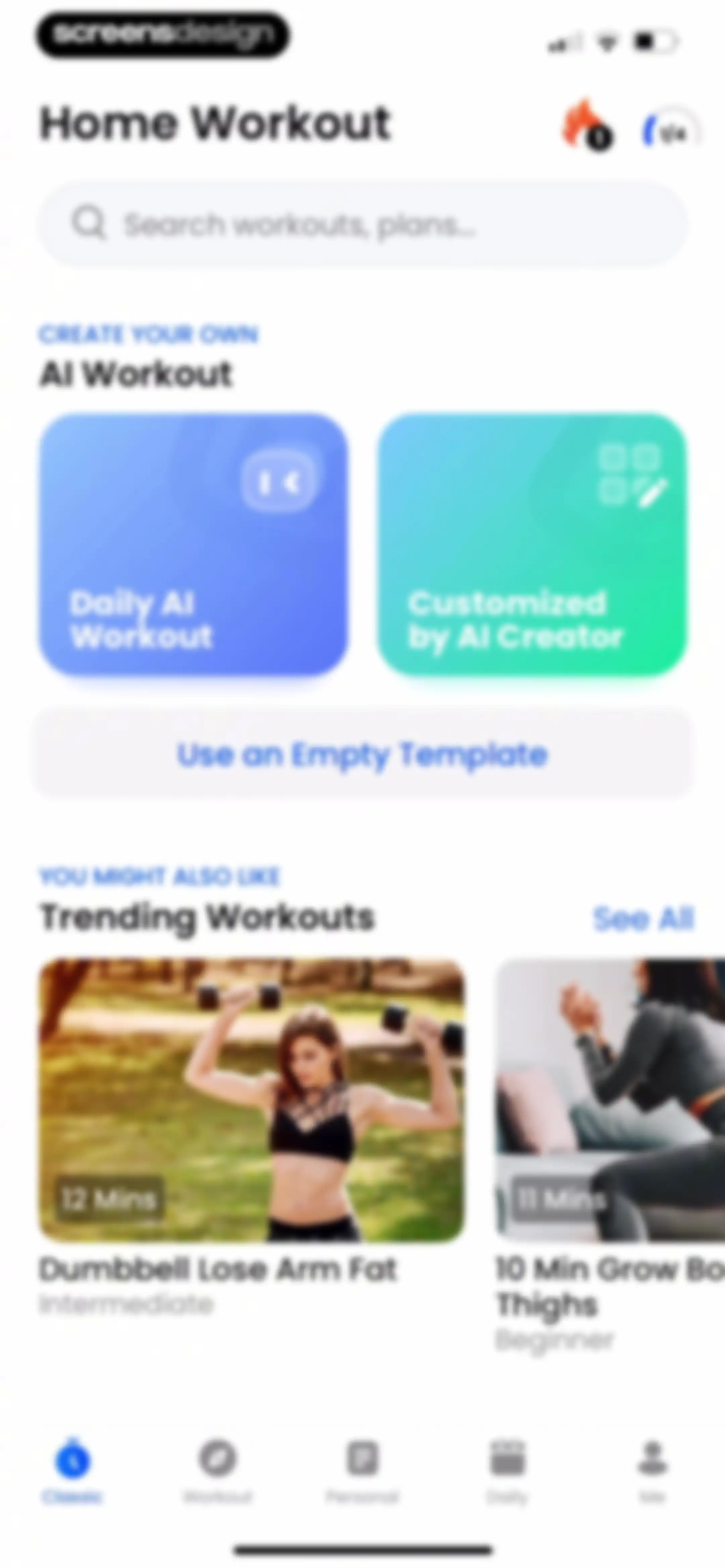 Home Workout - No Equipments screen 183