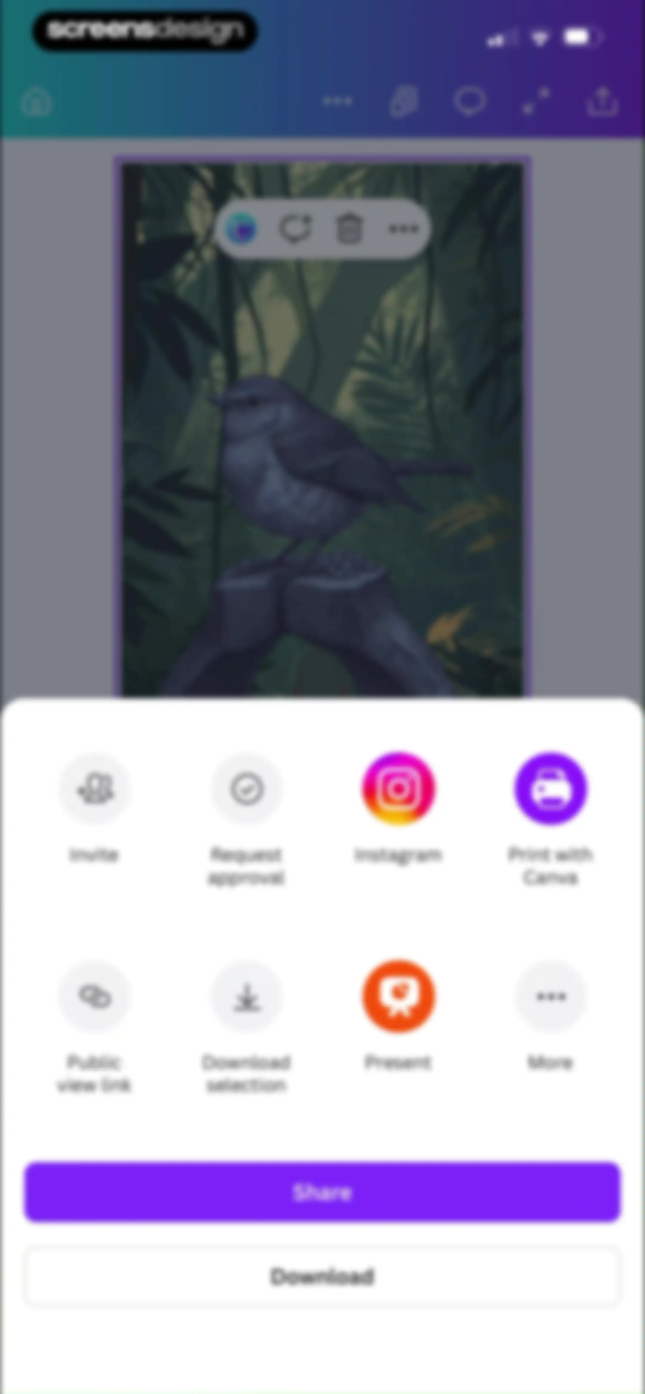 Canva: AI Video & Photo Editor screen 122