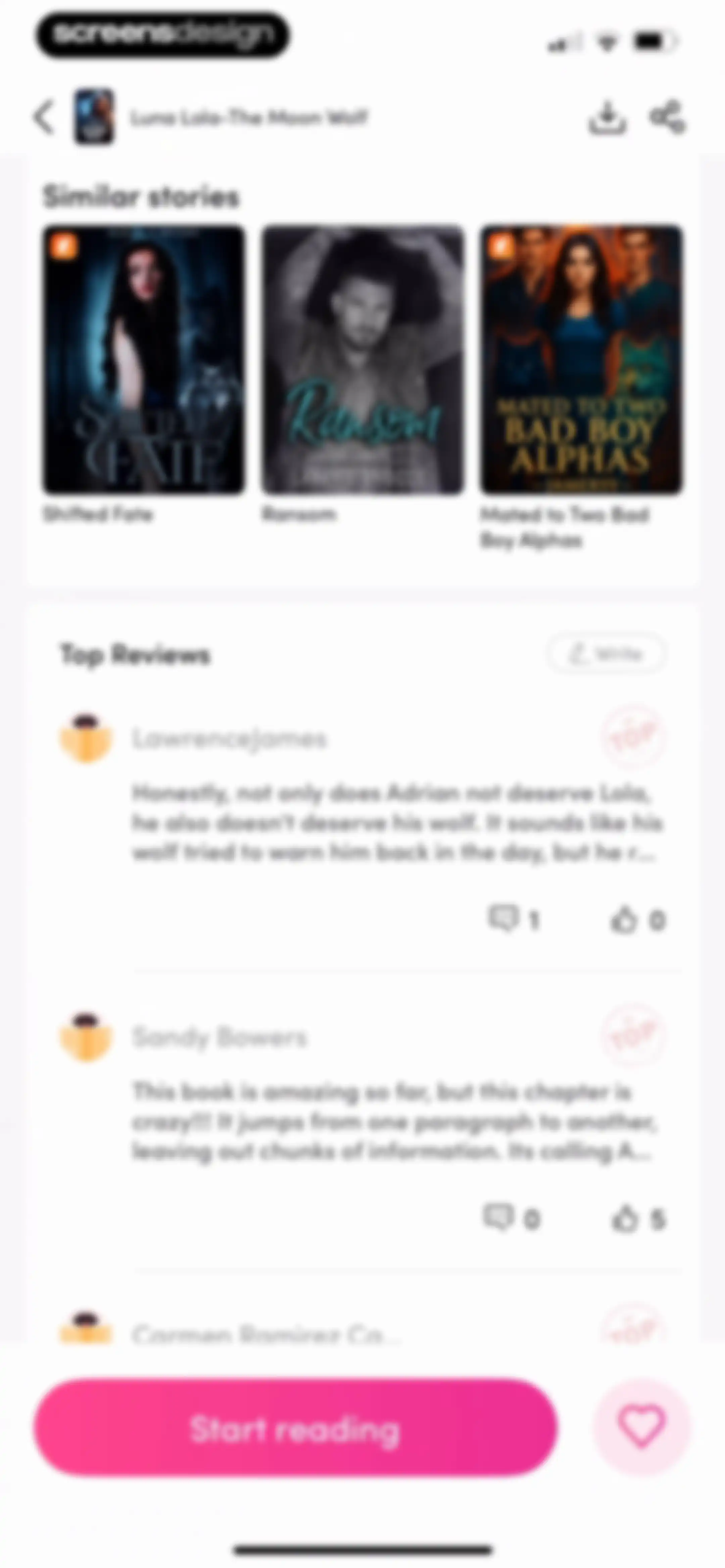 My Fiction: Stories & Novels screen 46