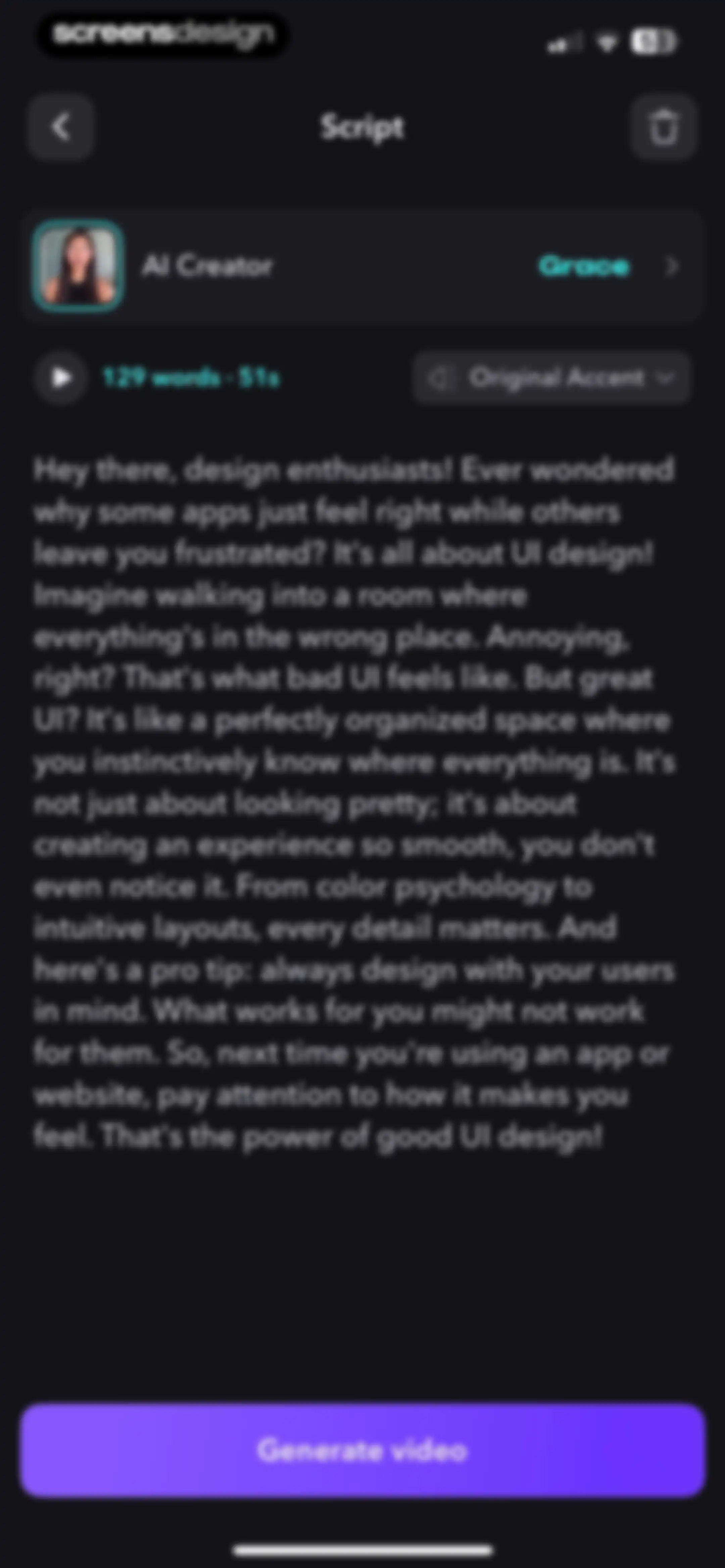 Captions: AI Edits Your Video screen 135
