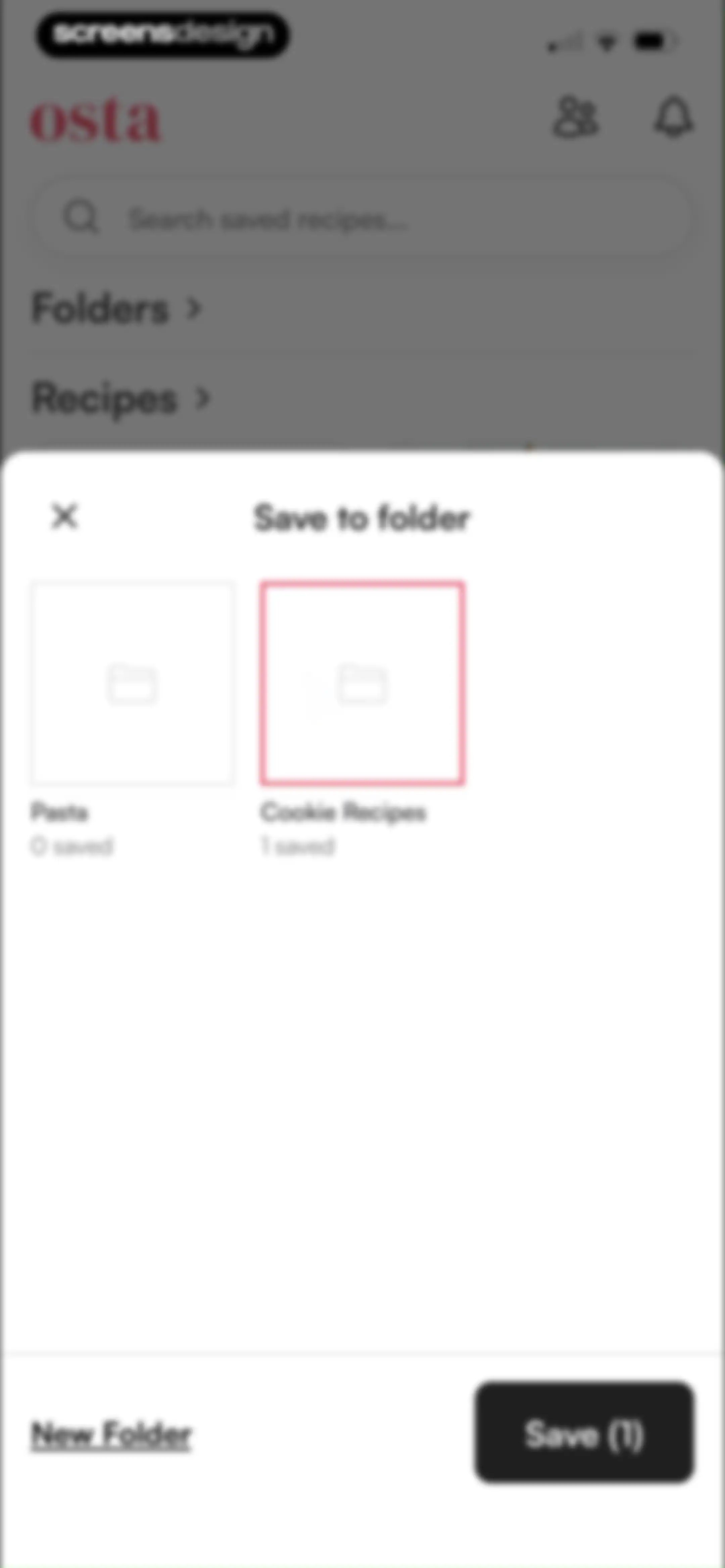 Osta: Save & Share Recipes screen 124