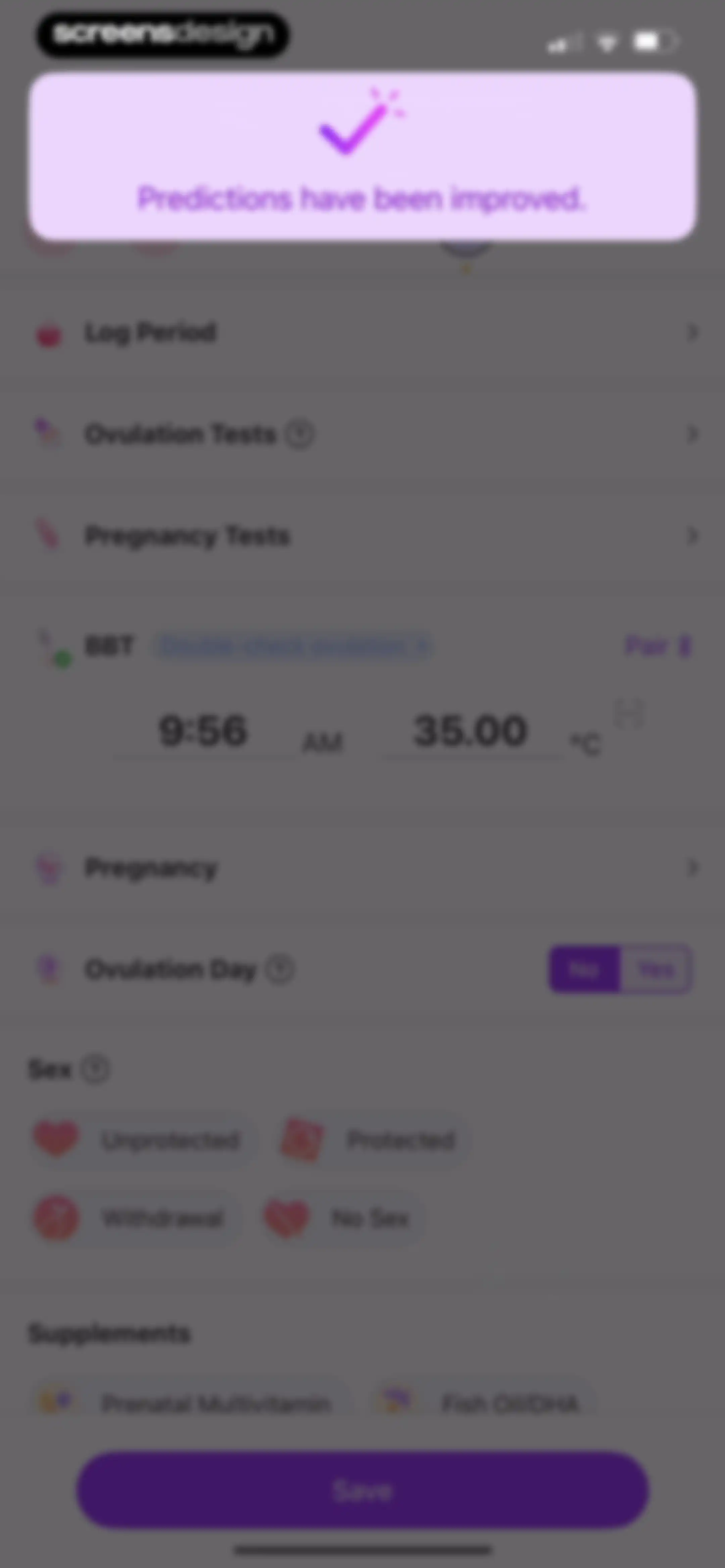Premom-Ovulation Tracker, PCOS screen 72