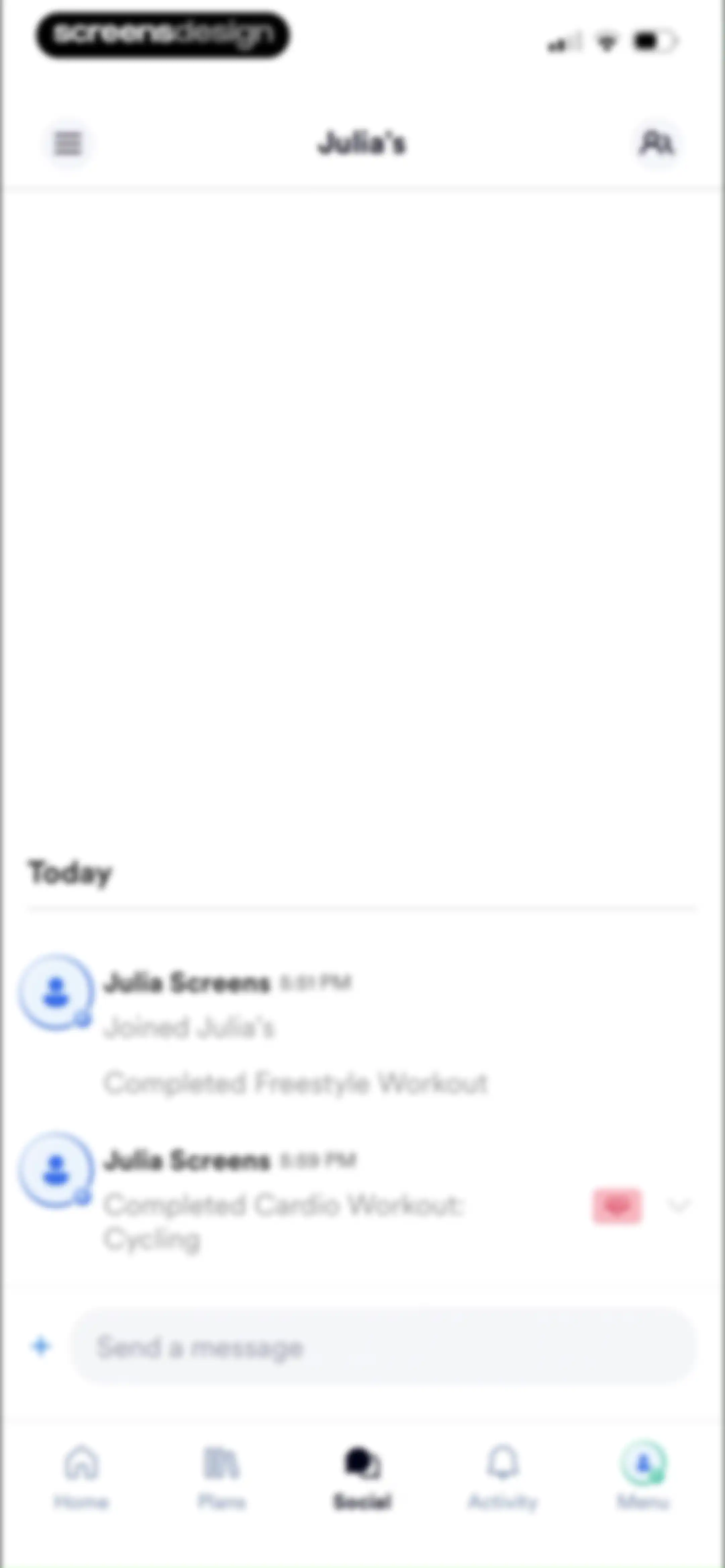 Caliber: Strength Training screen 163