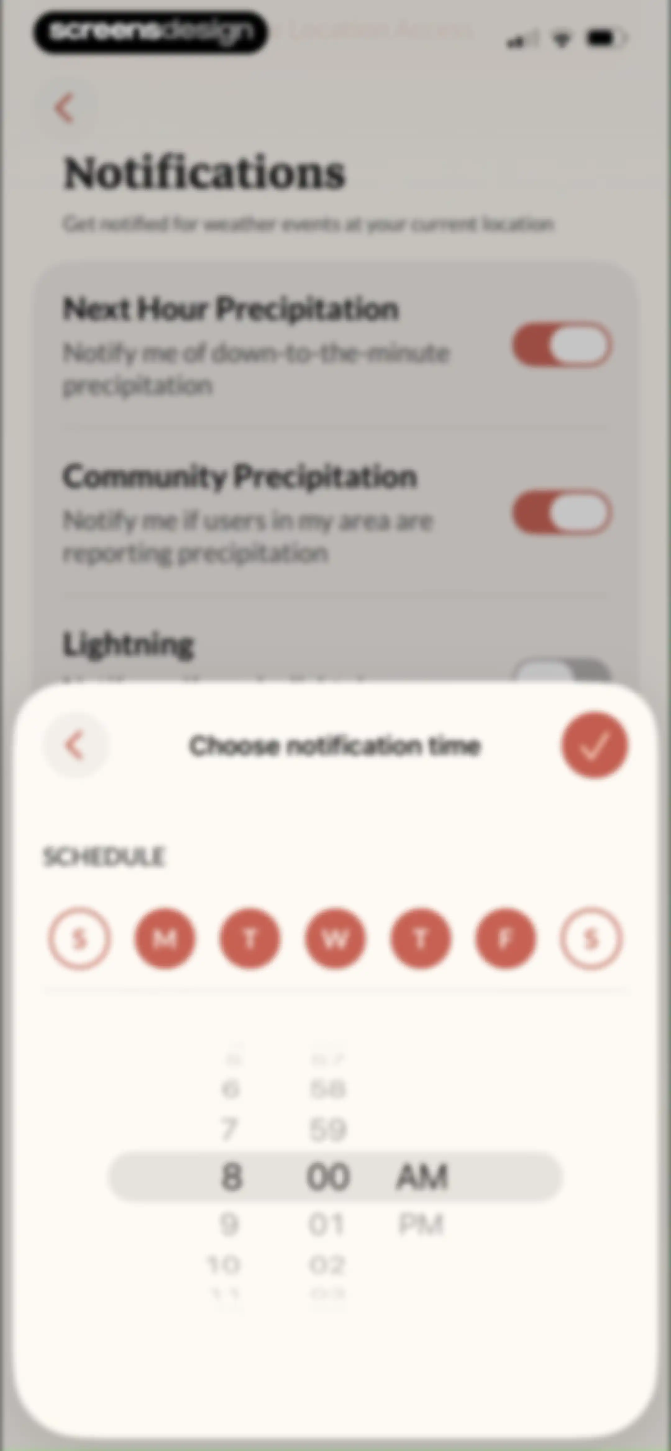 Acme Weather screen 72