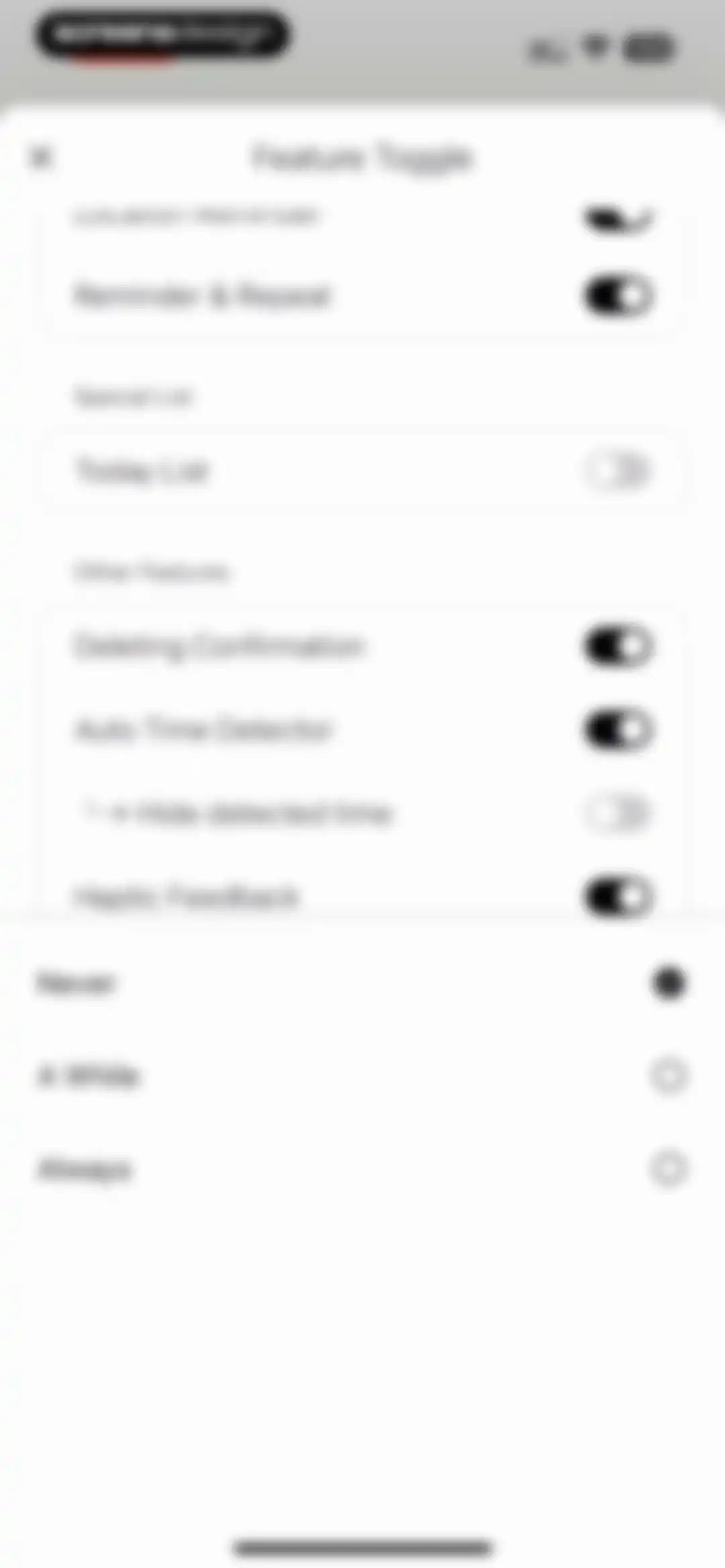 To Do List MinimaList & Widget screen 95