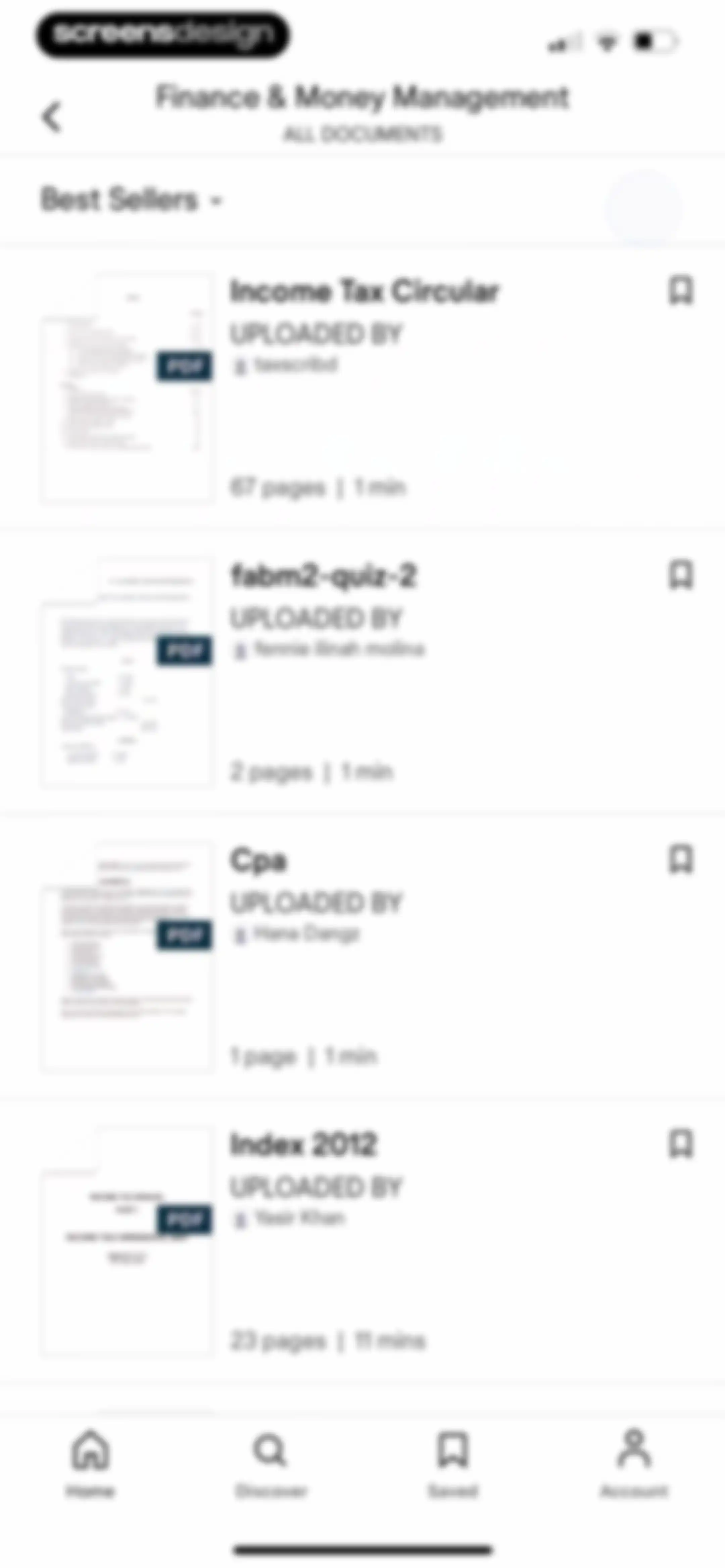 Scribd: 170M+ documents screen 18