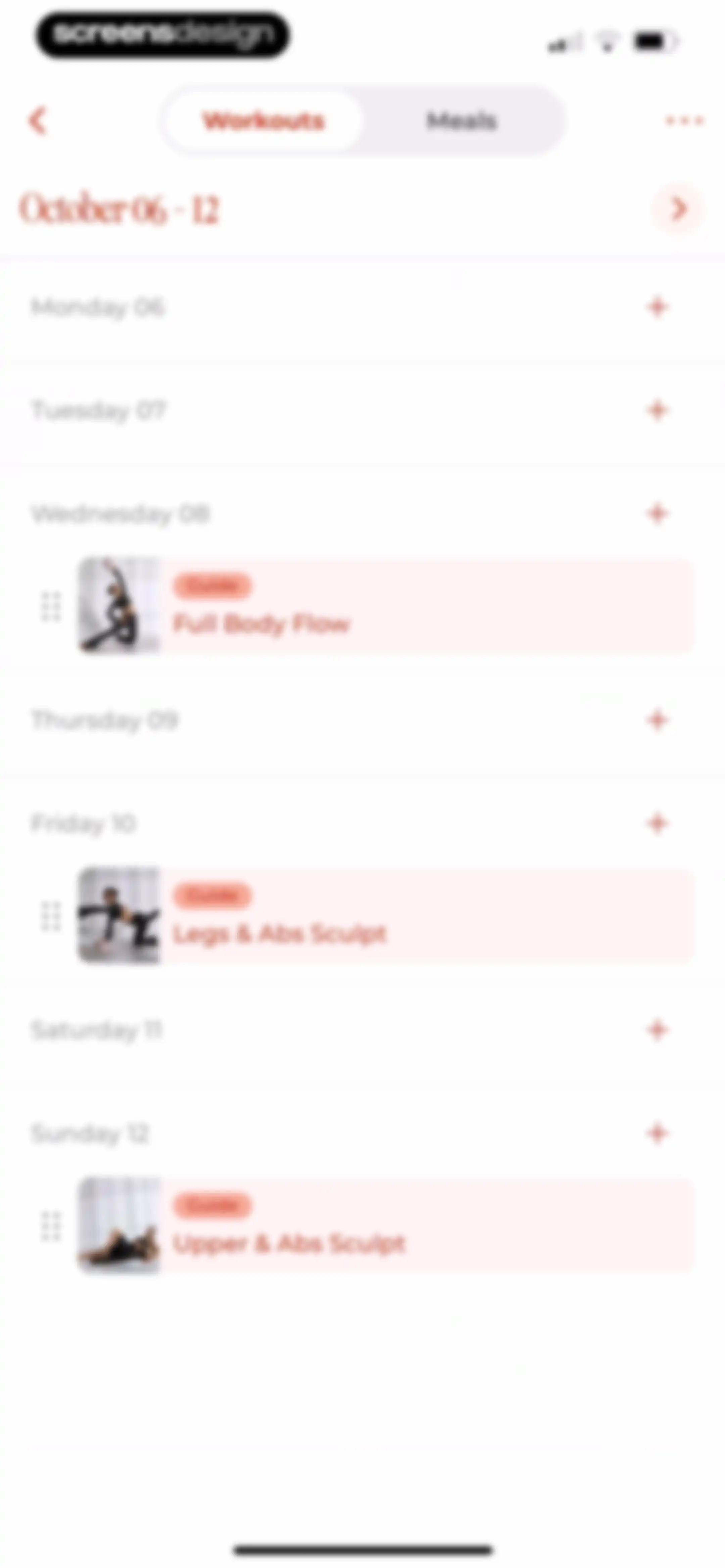 WeGLOW: Home Workout for Women screen 60