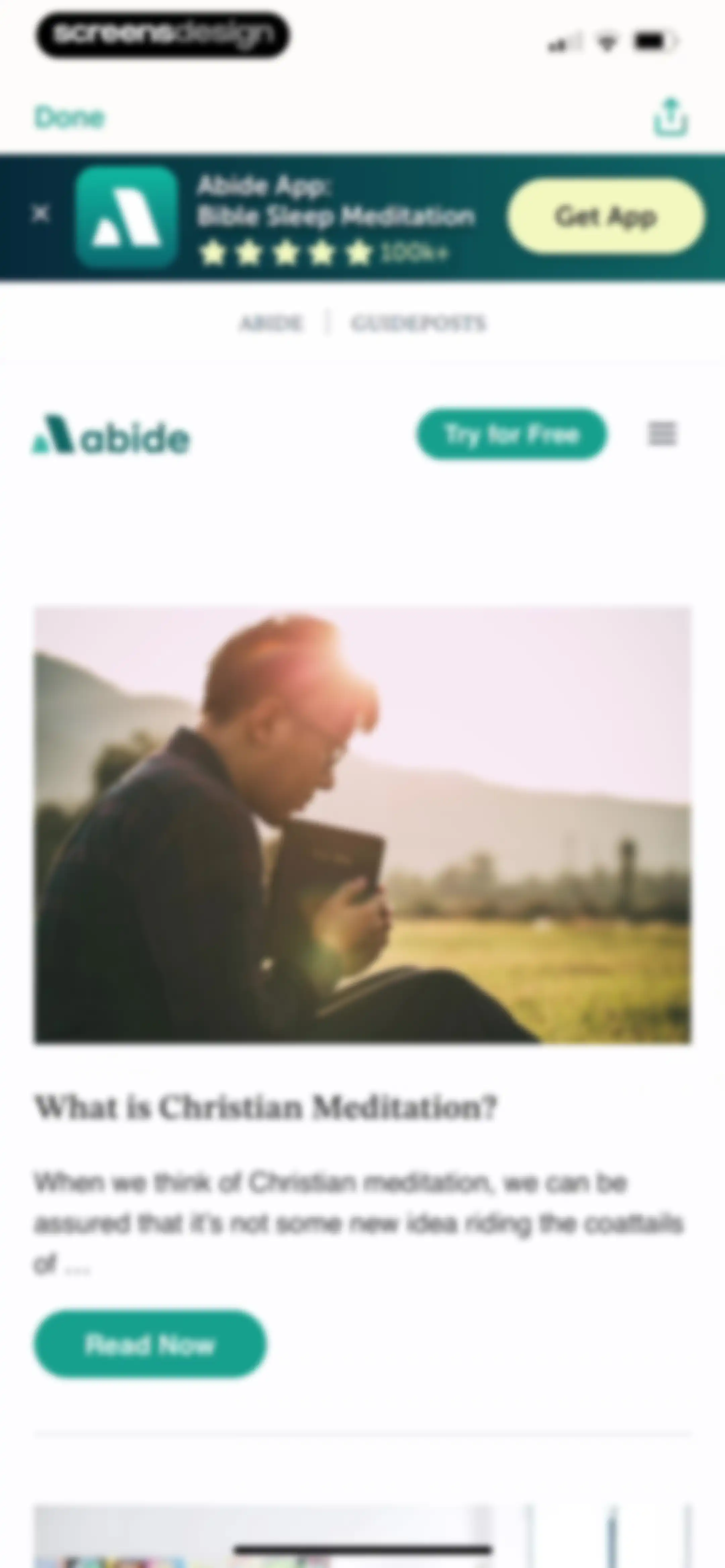 Abide: Bible Prayer Meditation screen 129