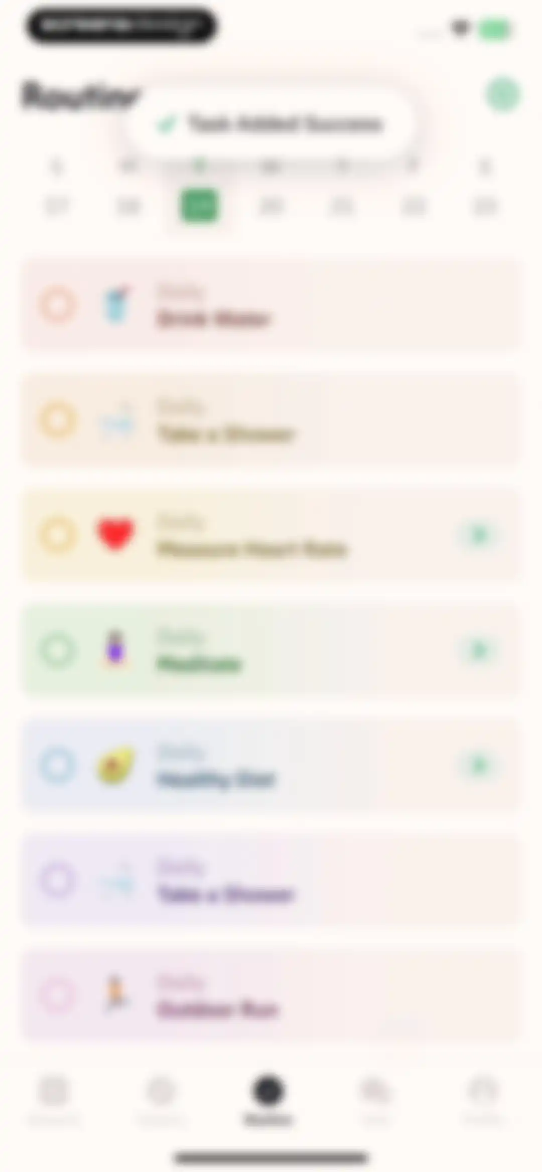 Daily Health - Healthy Routine screen 60