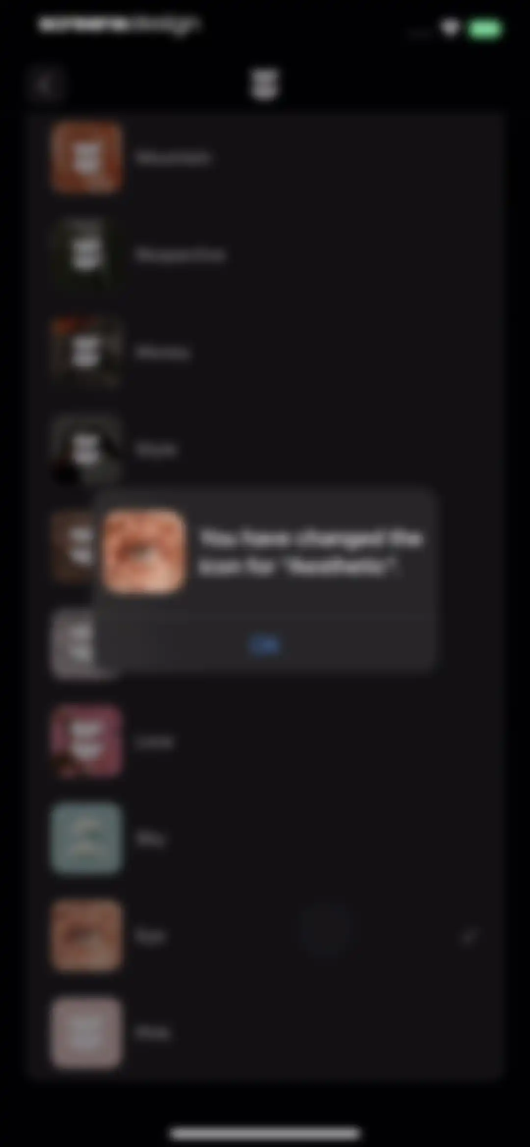 Aesthetic: App icons & Widgets screen 104