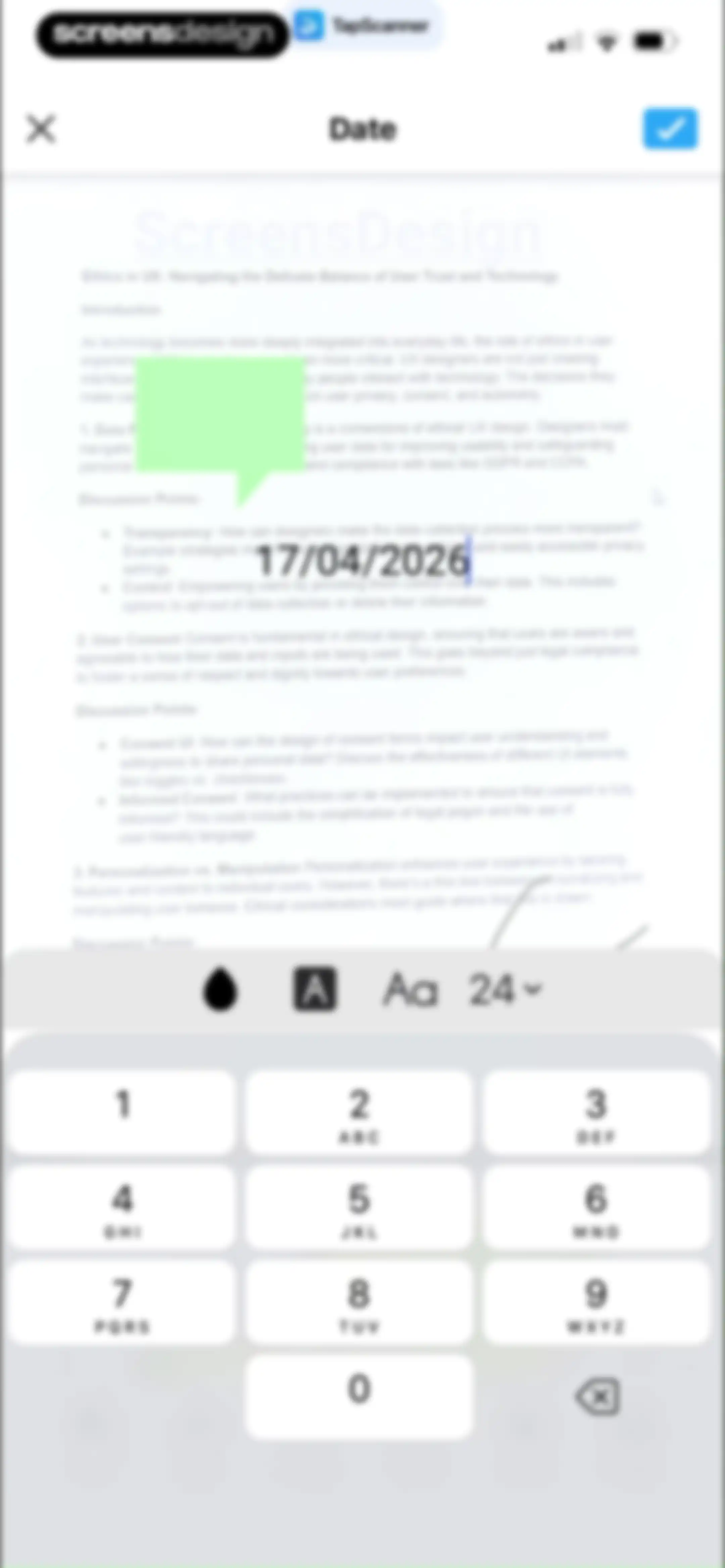 PDF Scanner App: TapScanner screen 43