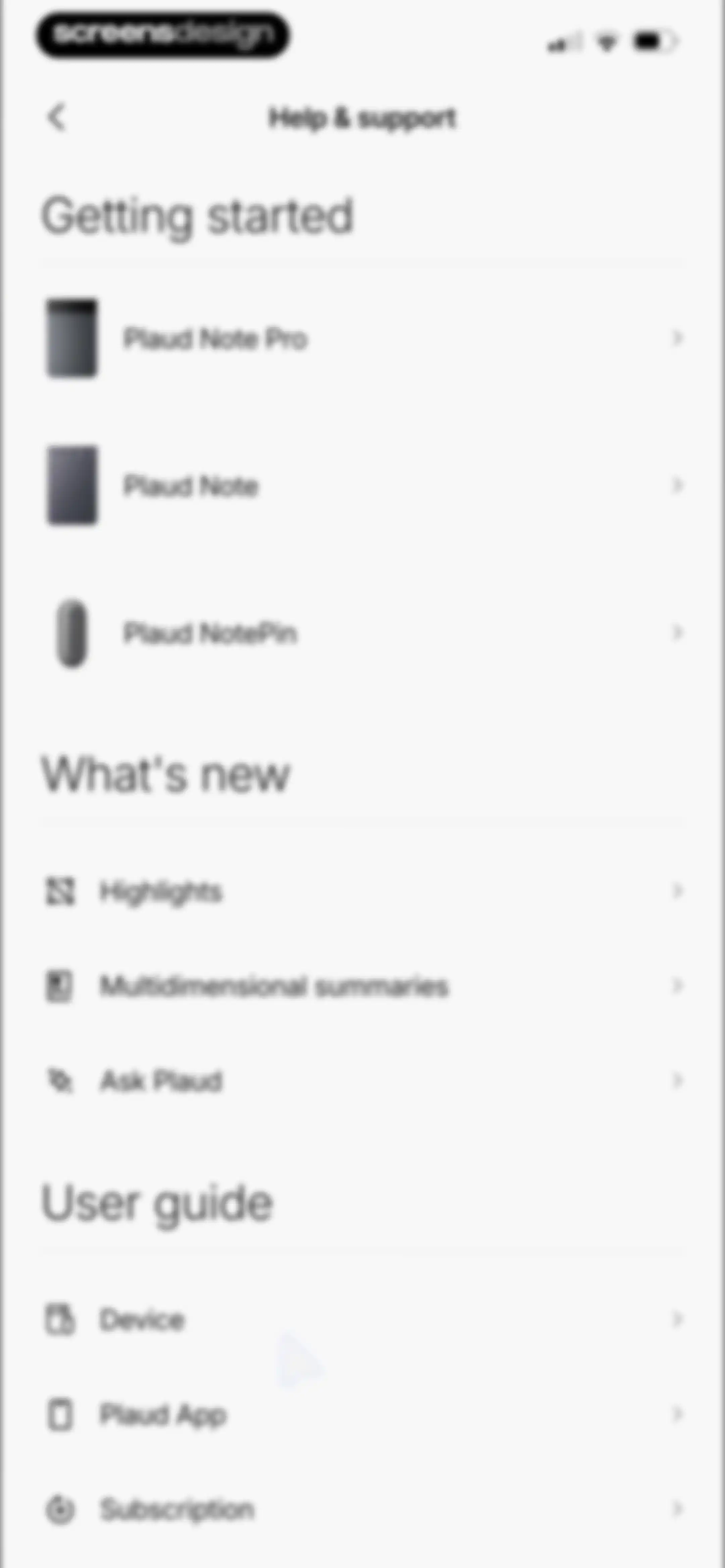 Plaud: AI Note Taker screen 114
