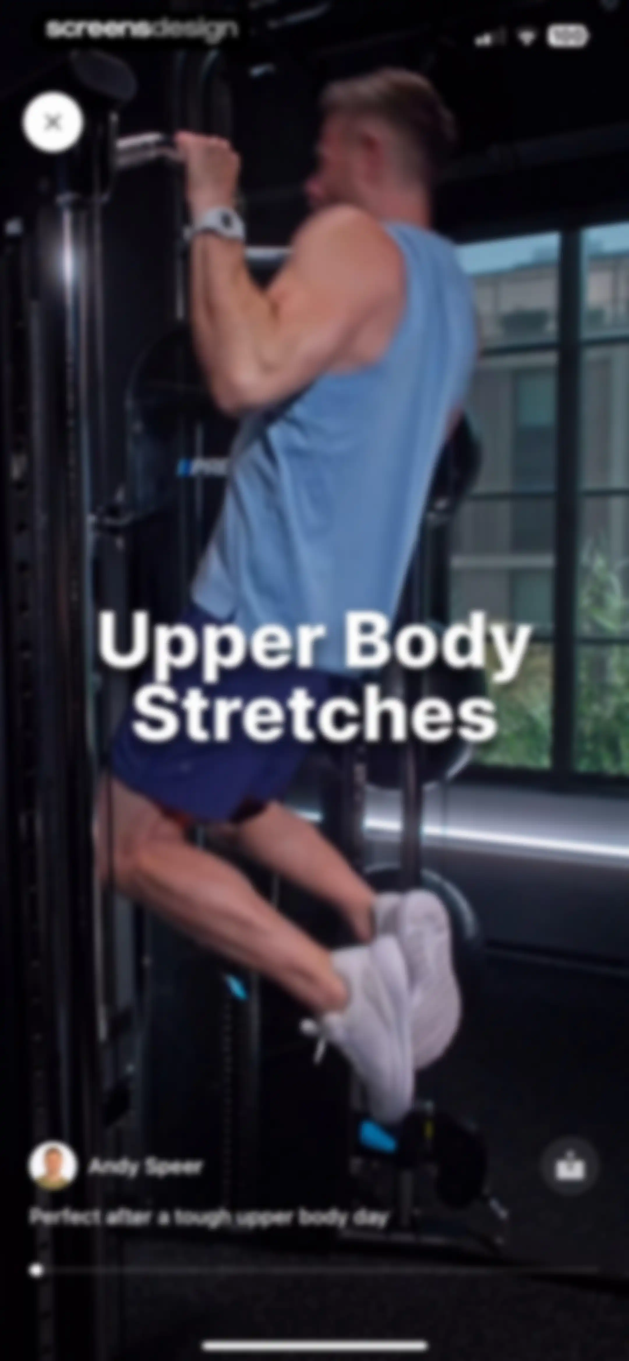 Peloton Strength+ screen 135