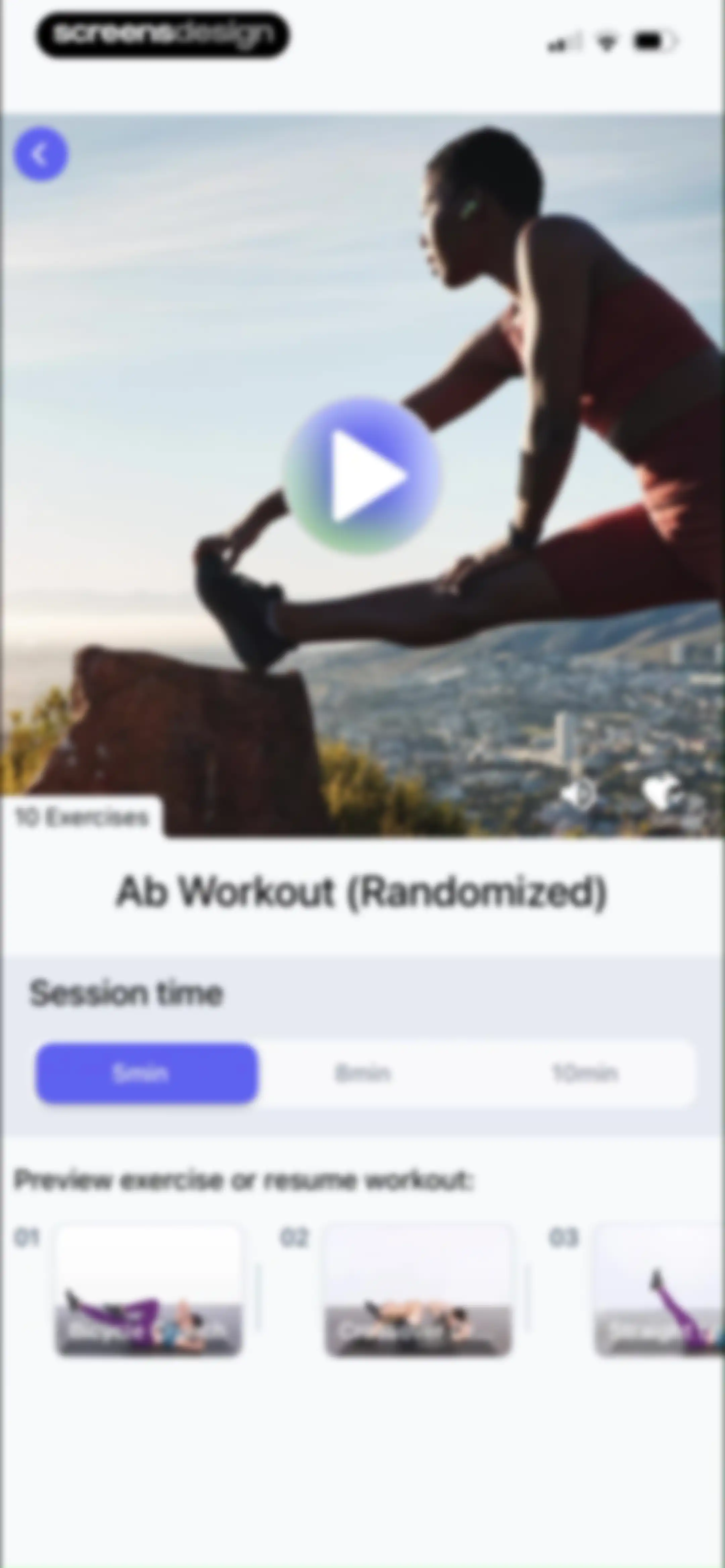 Daily Workouts - Home Fitness screen 41