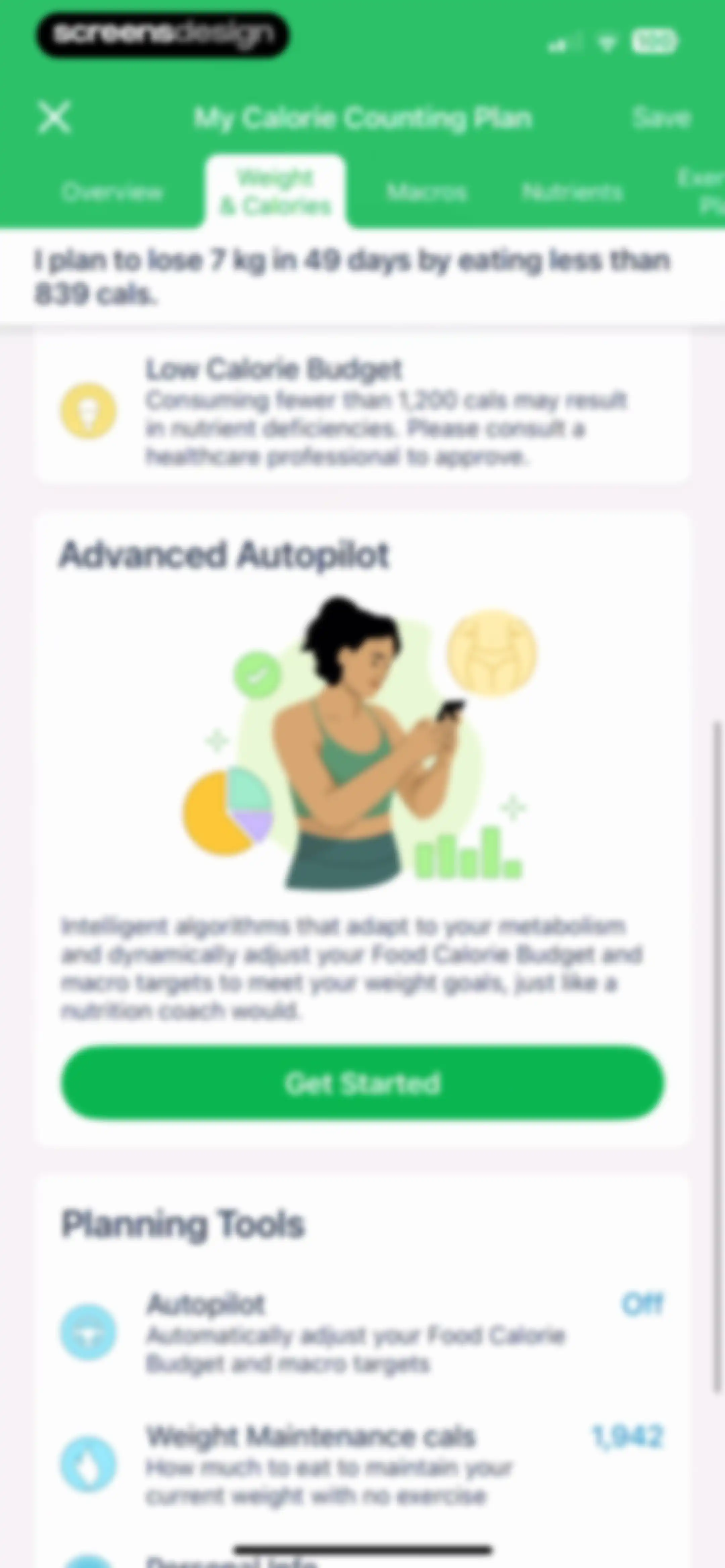 Calorie Counter - MyNetDiary screen 132