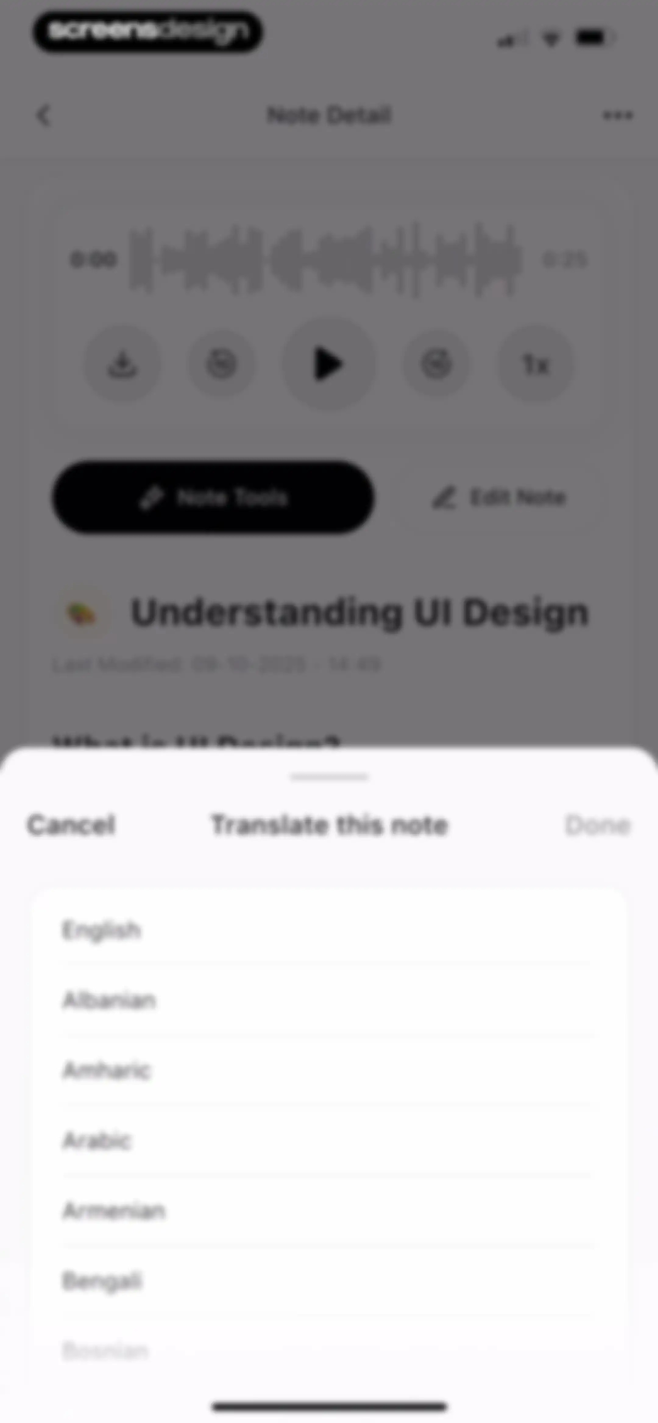 Note AI: Smart Note Taker screen 43