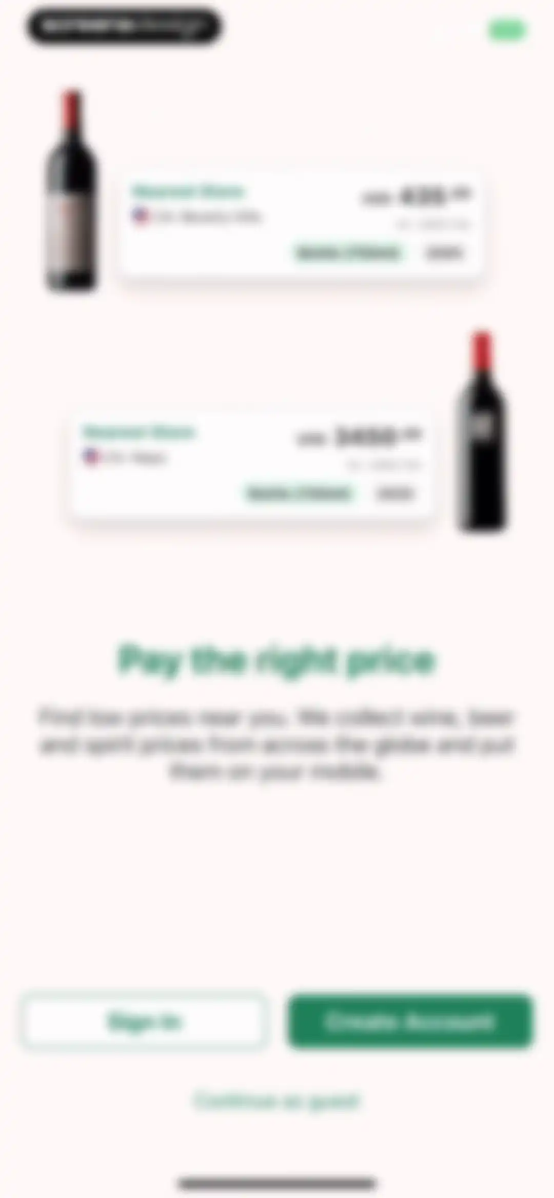 Wine-Searcher screen 2
