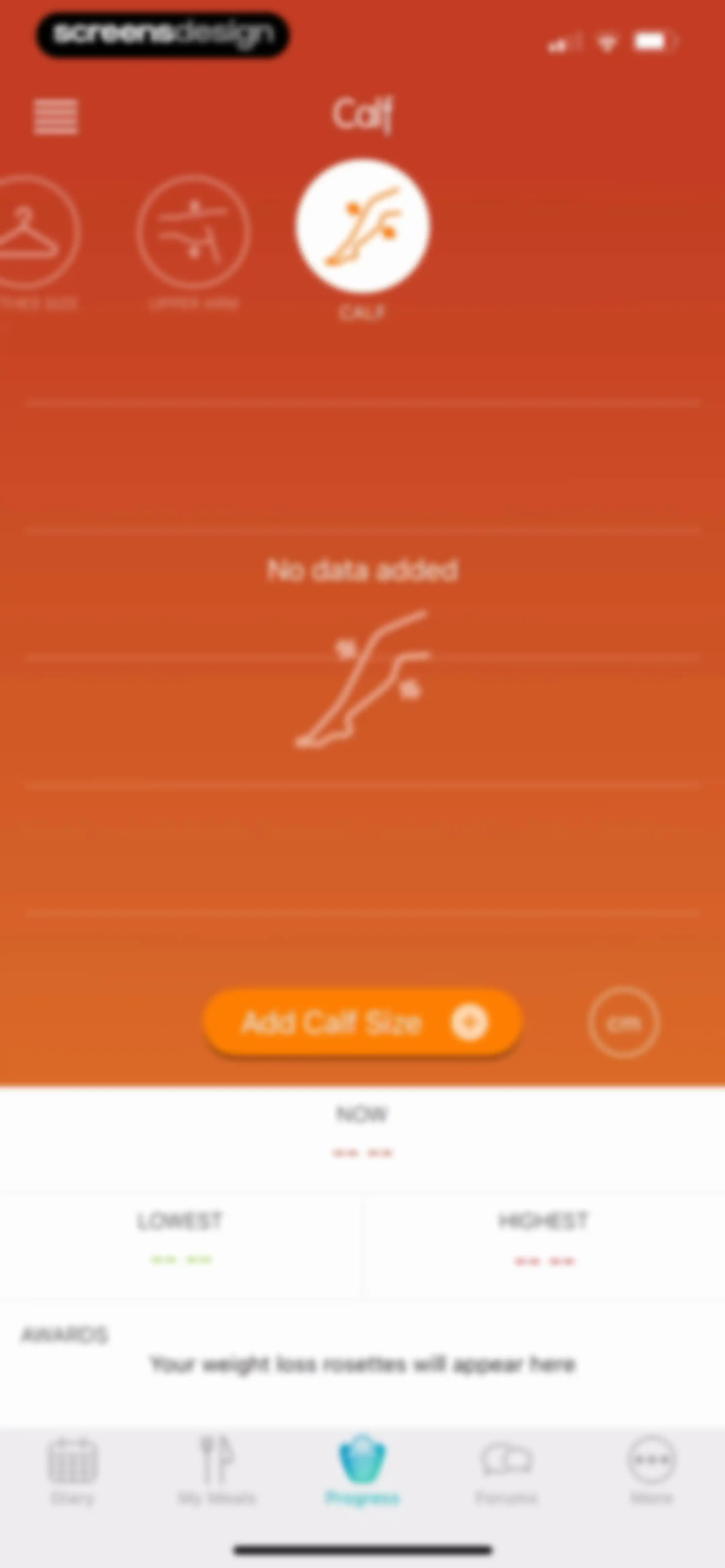 Calorie Counter + screen 130