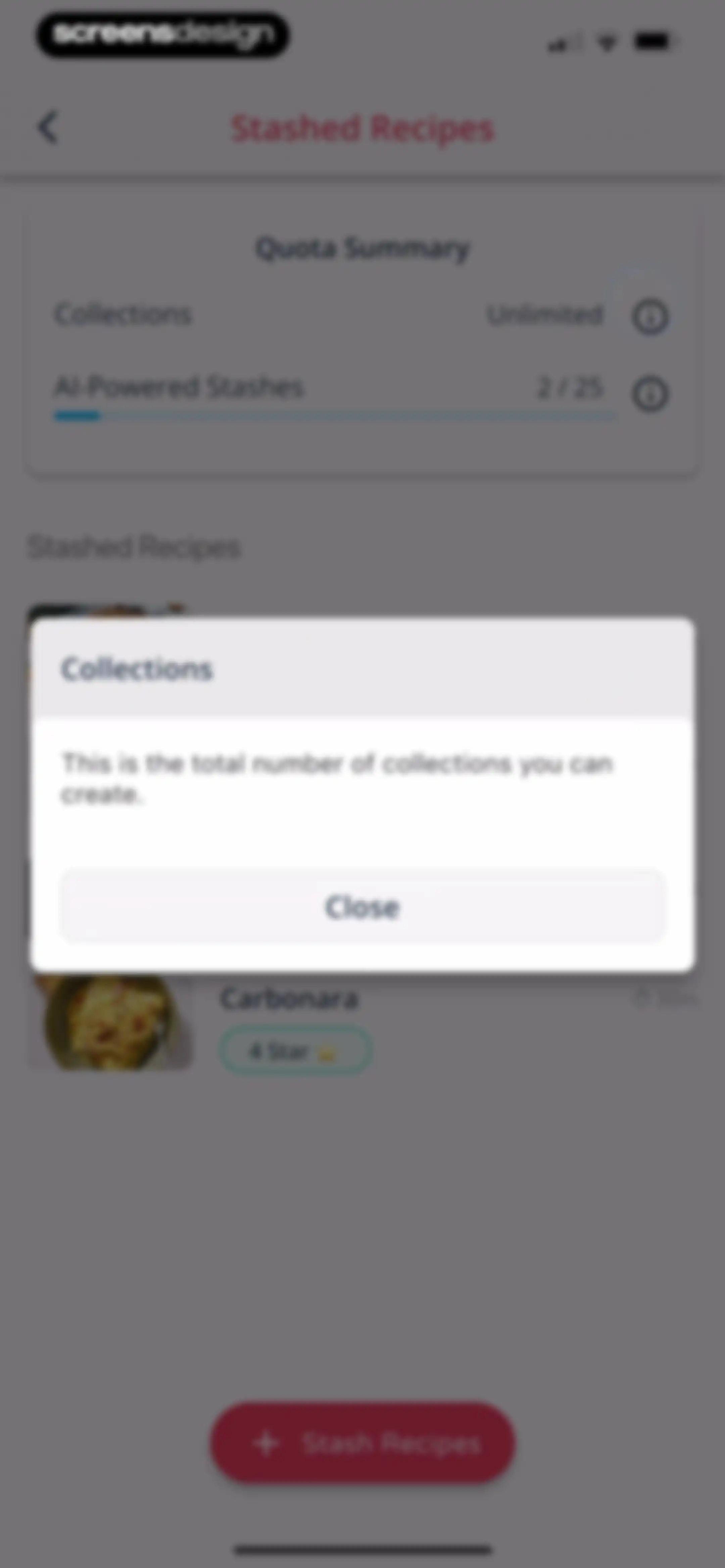 Stashcook: Recipe Keeper screen 177