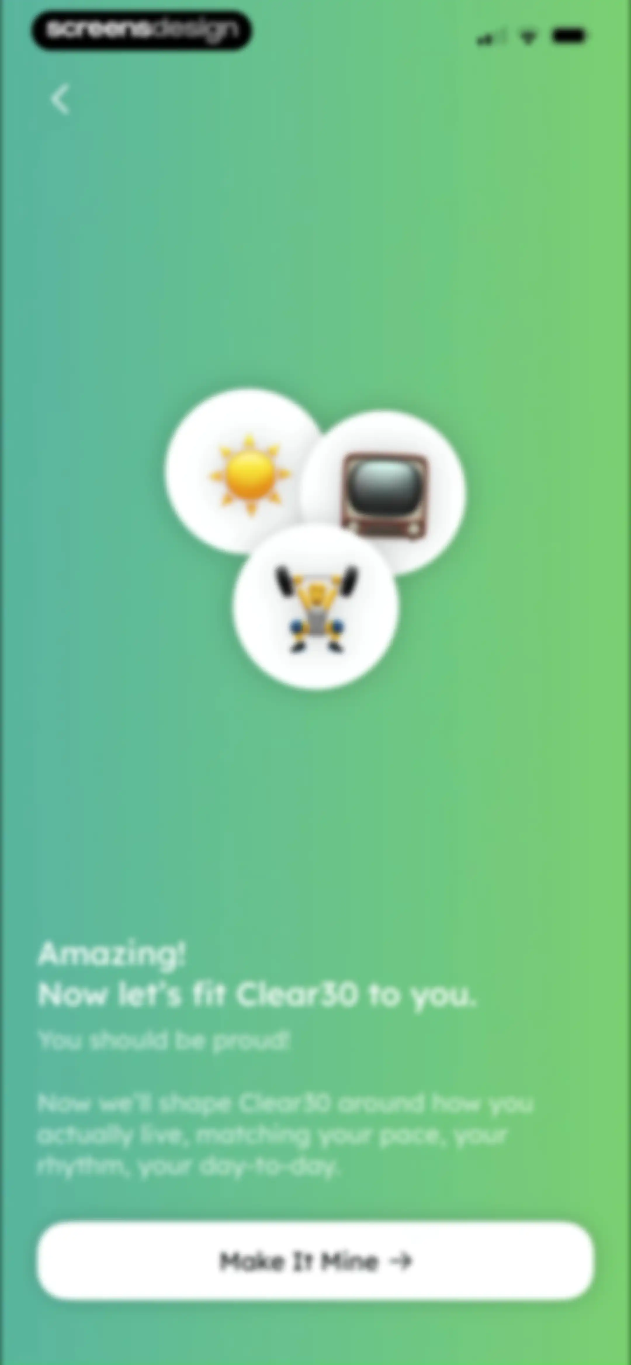 Clear30: Reset From Weed screen 20