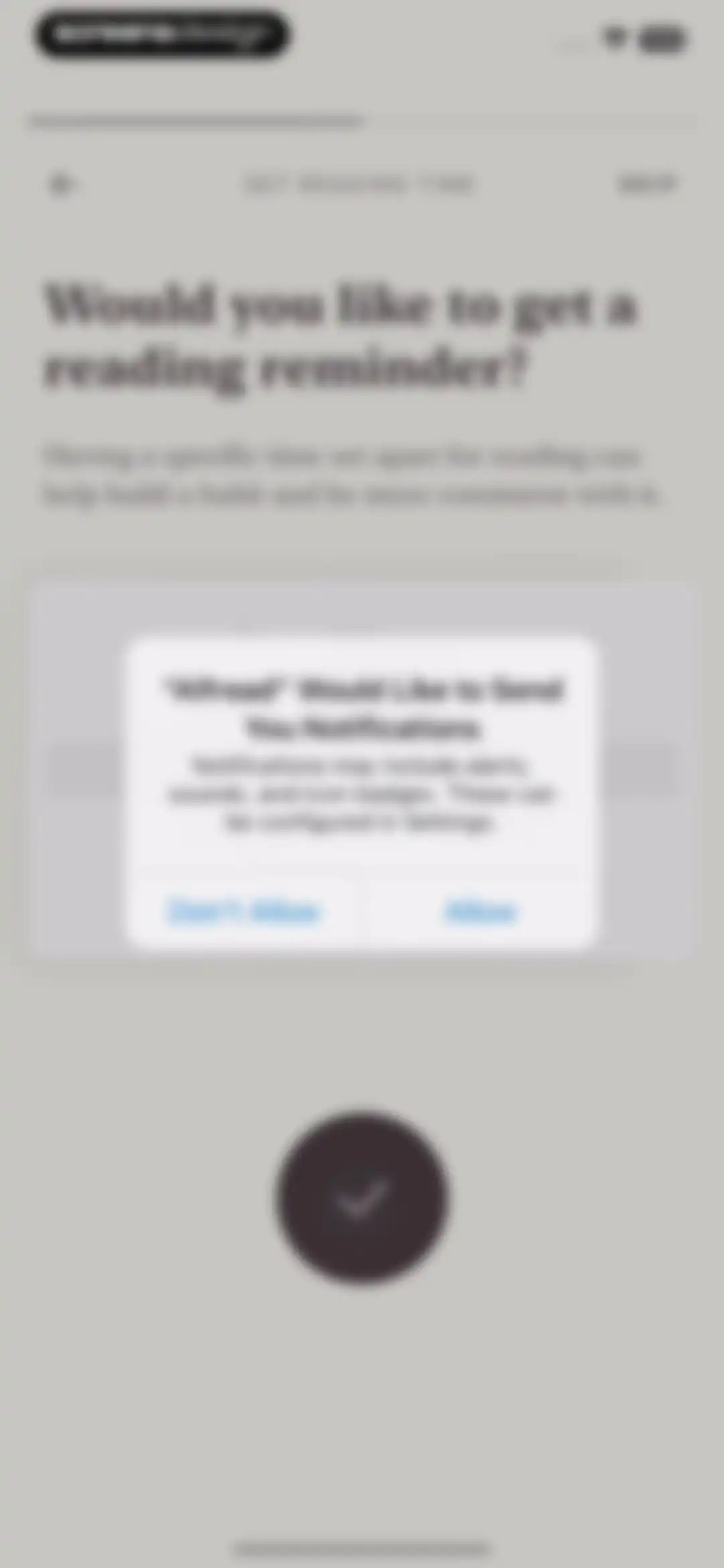Alfread: grow reading habit screen 7