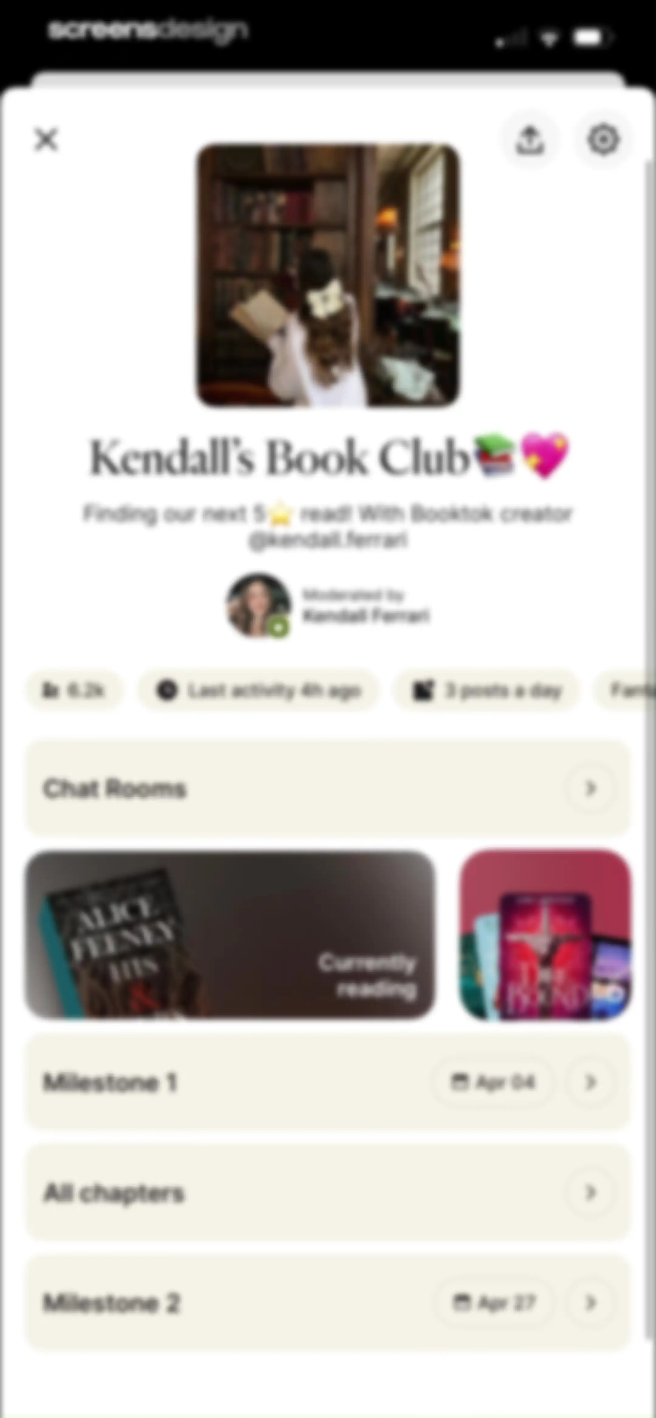 Fable: Track & Discuss Books screen 130