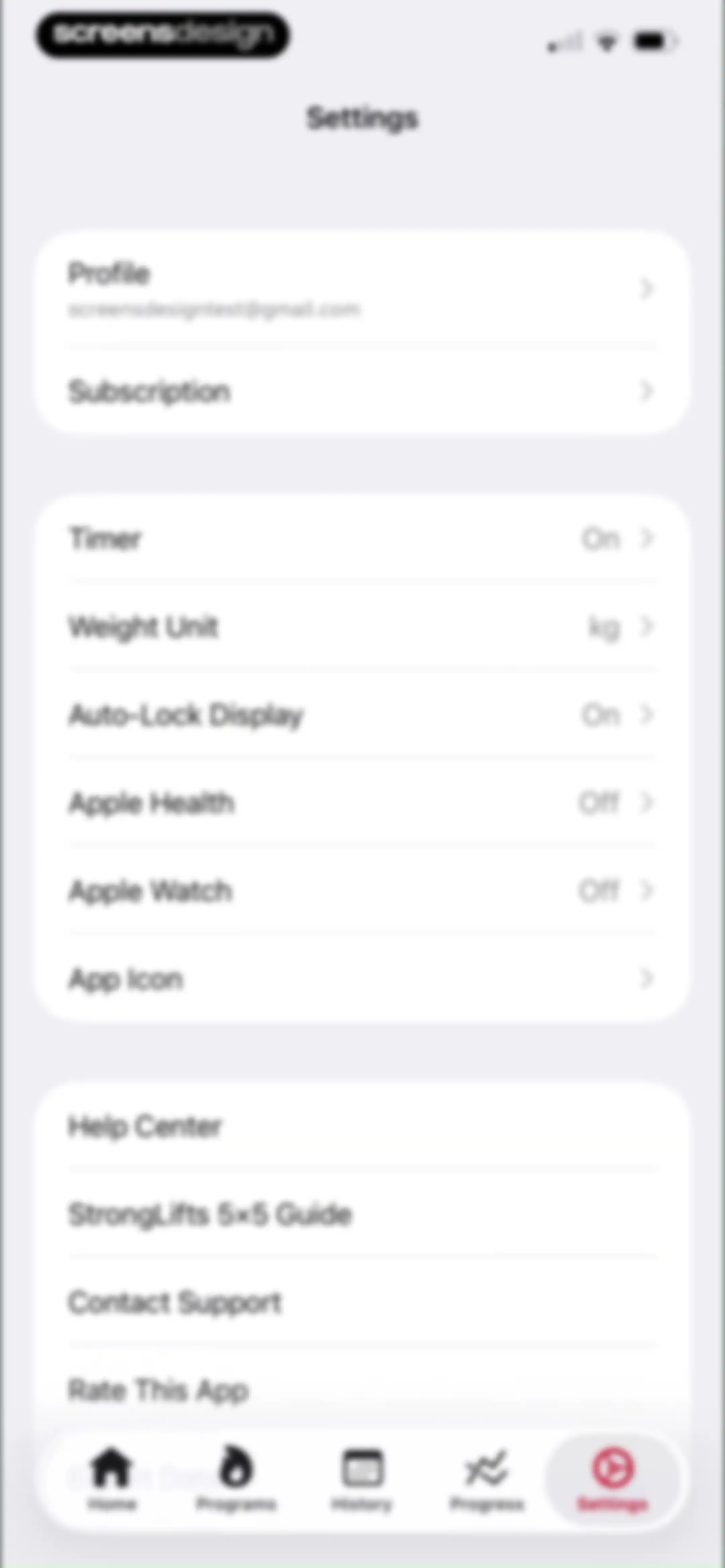 Stronglifts 5x5 Workout Plan screen 88