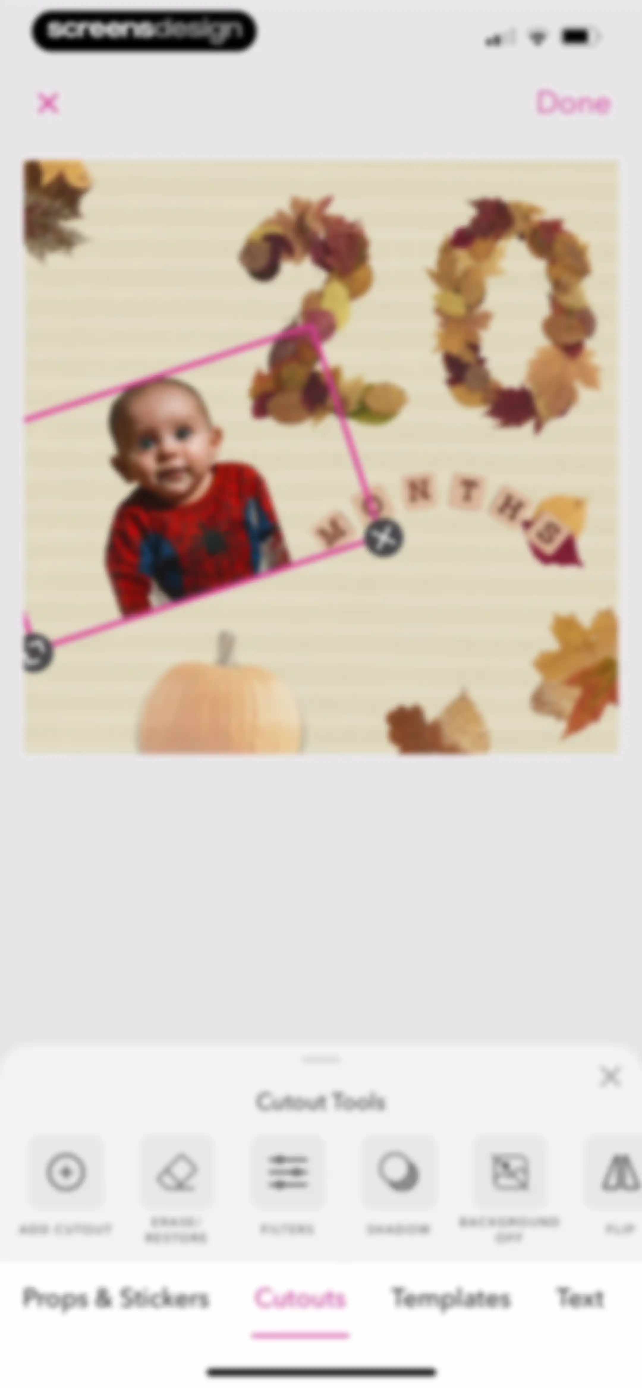 Precious - Baby Photo Art screen 71