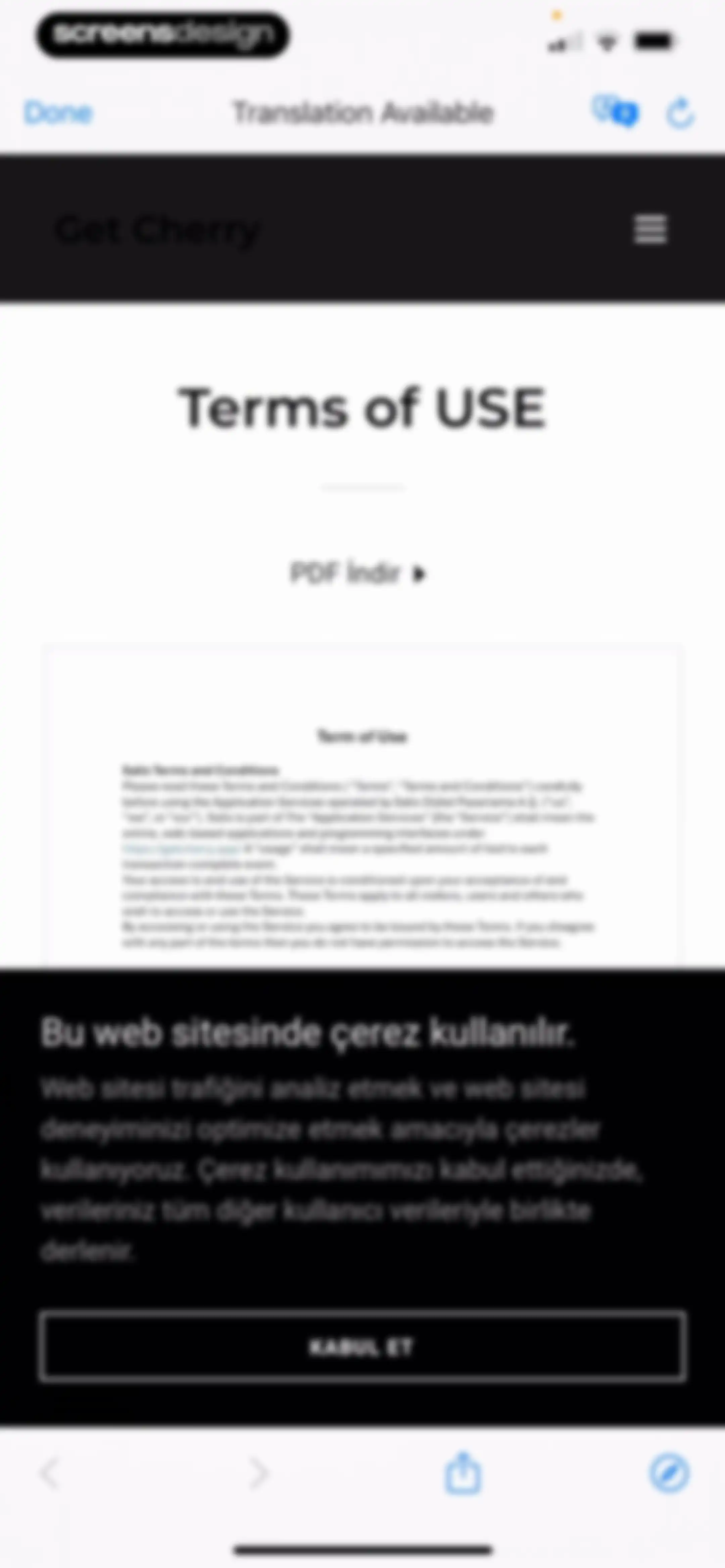 Teleprompter - VILO screen 98