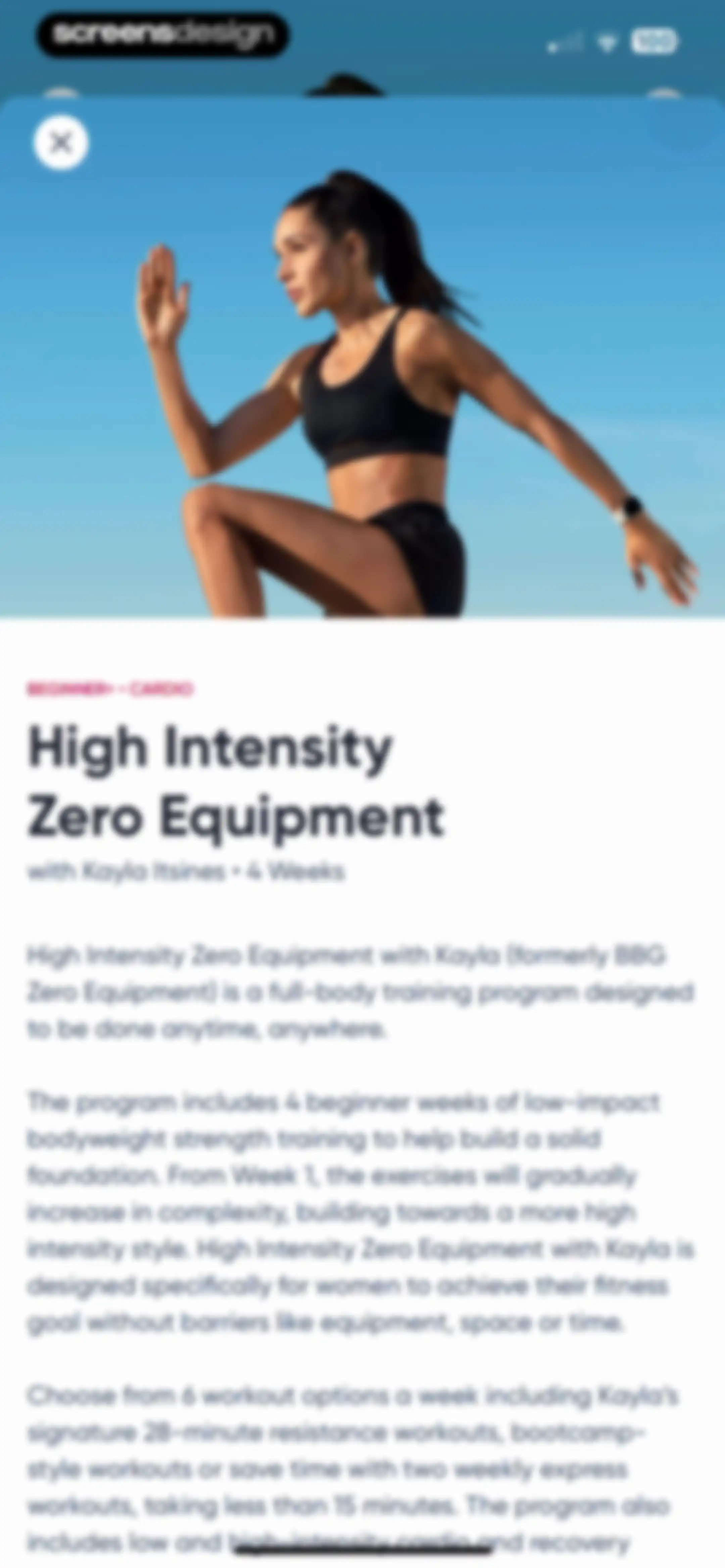 Sweat: Fitness App For Women screen 188