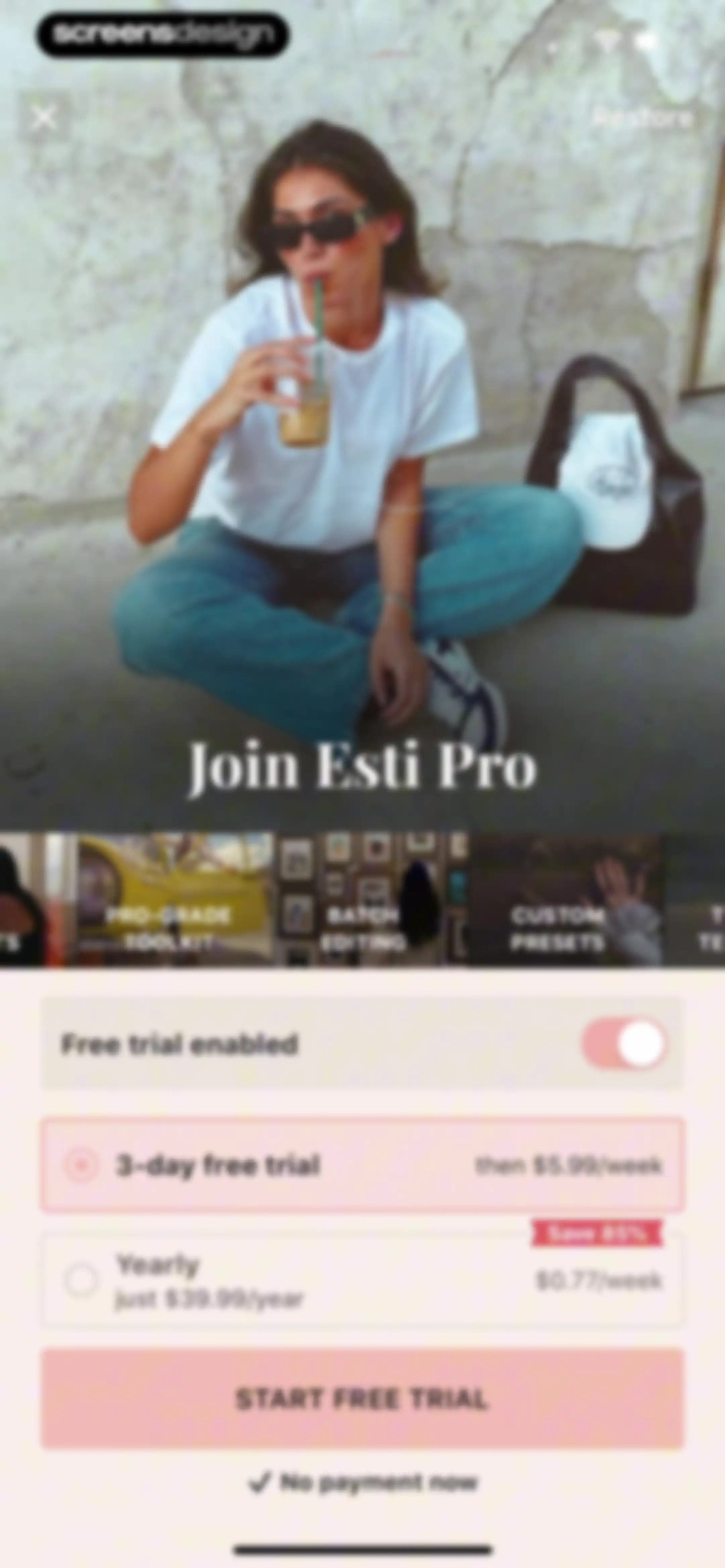 Esti: Aesthetic Photo Editor screen 22