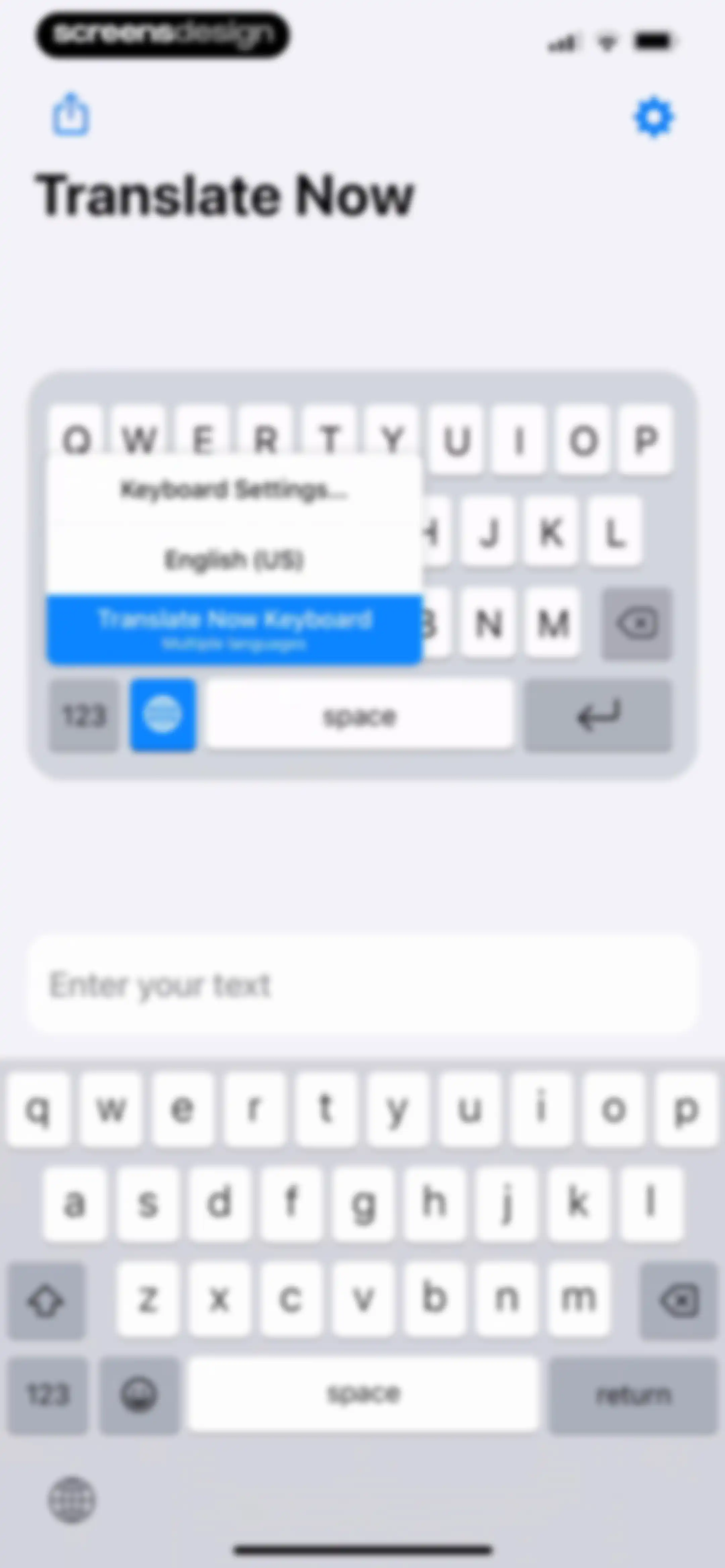 Translator Keyboard - Language screen 14