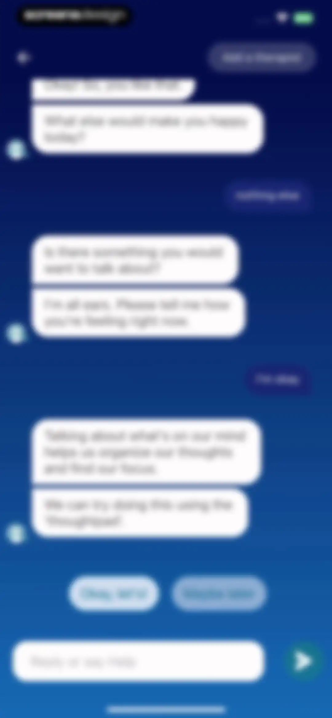 Wysa: Mental Wellbeing AI screen 26