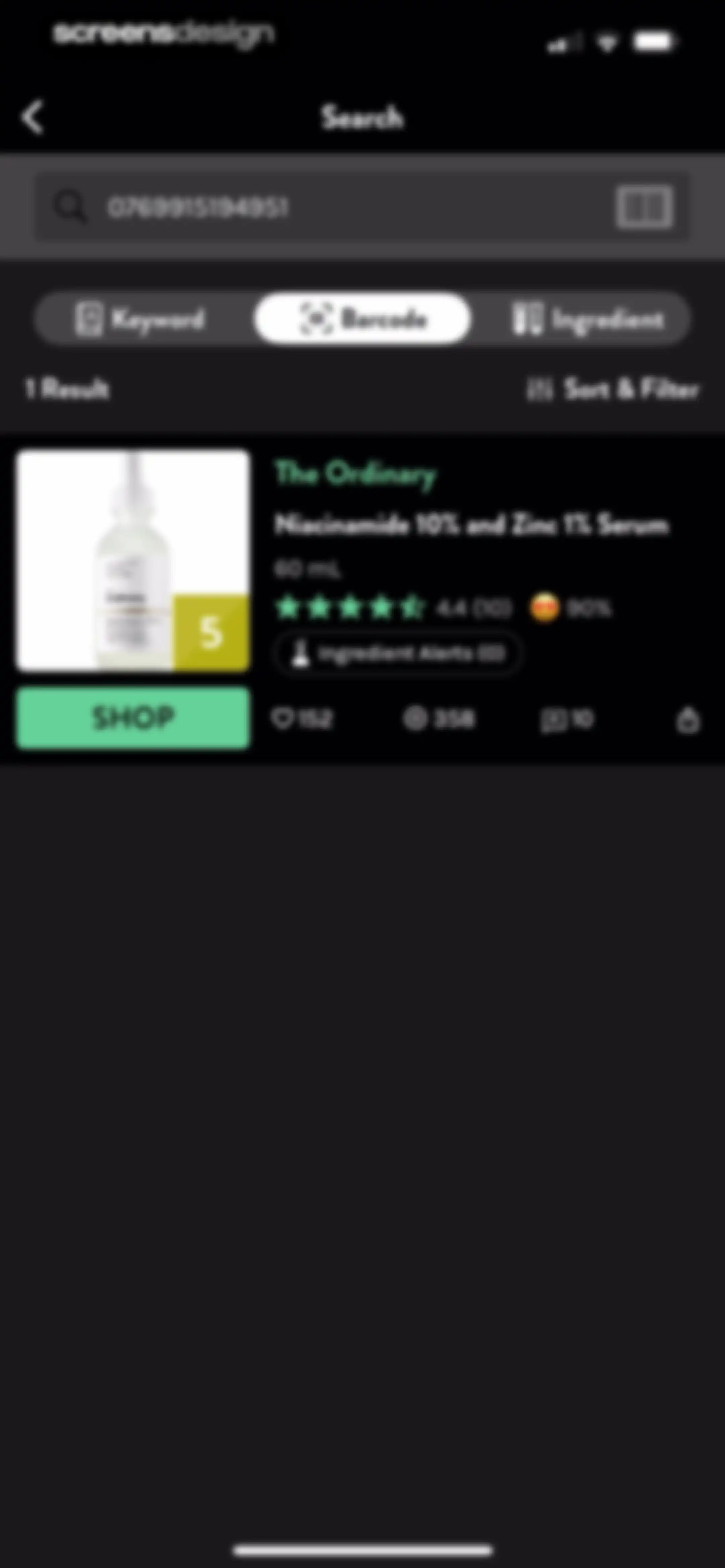 Think Dirty – Shop Clean screen 77