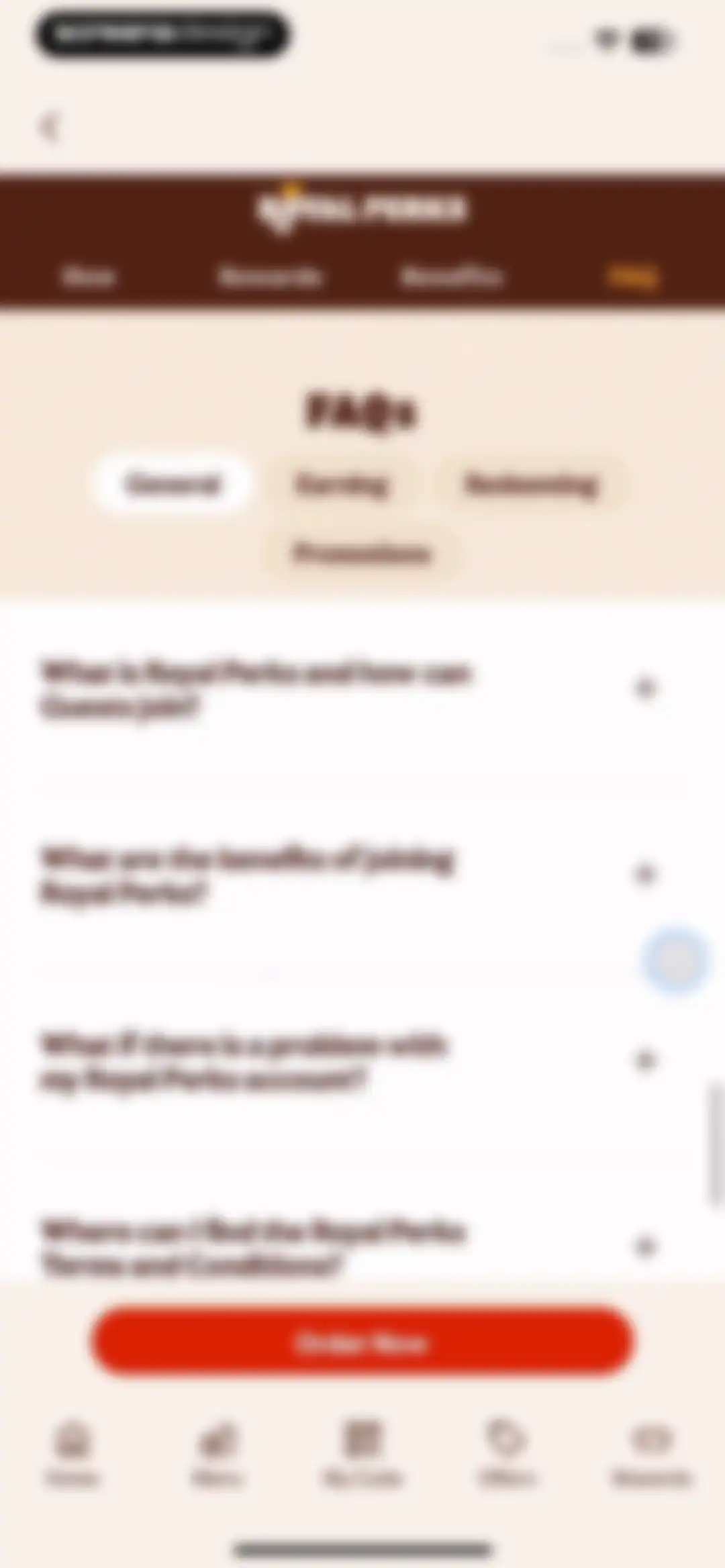BURGER KING® App screen 96