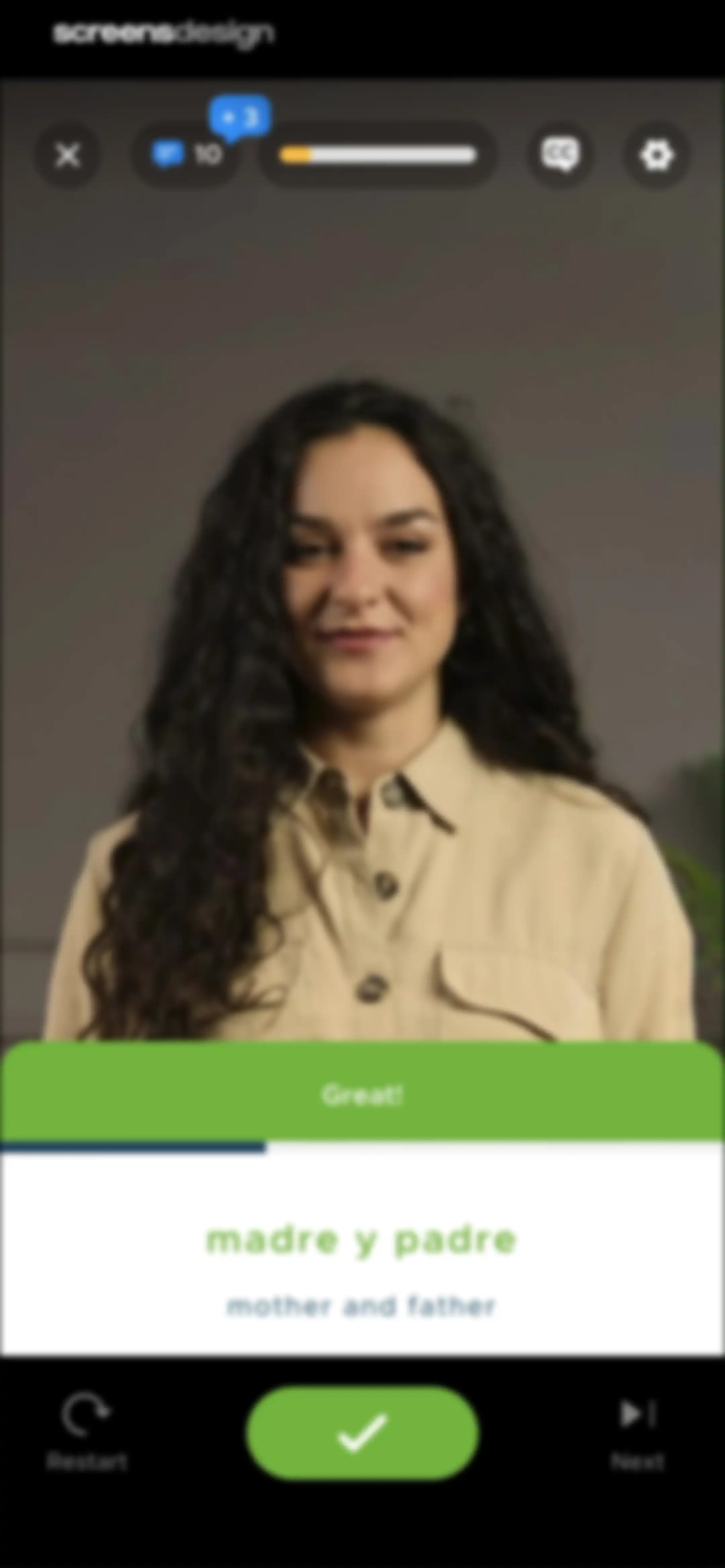 BeeSpeaker Learn English screen 53