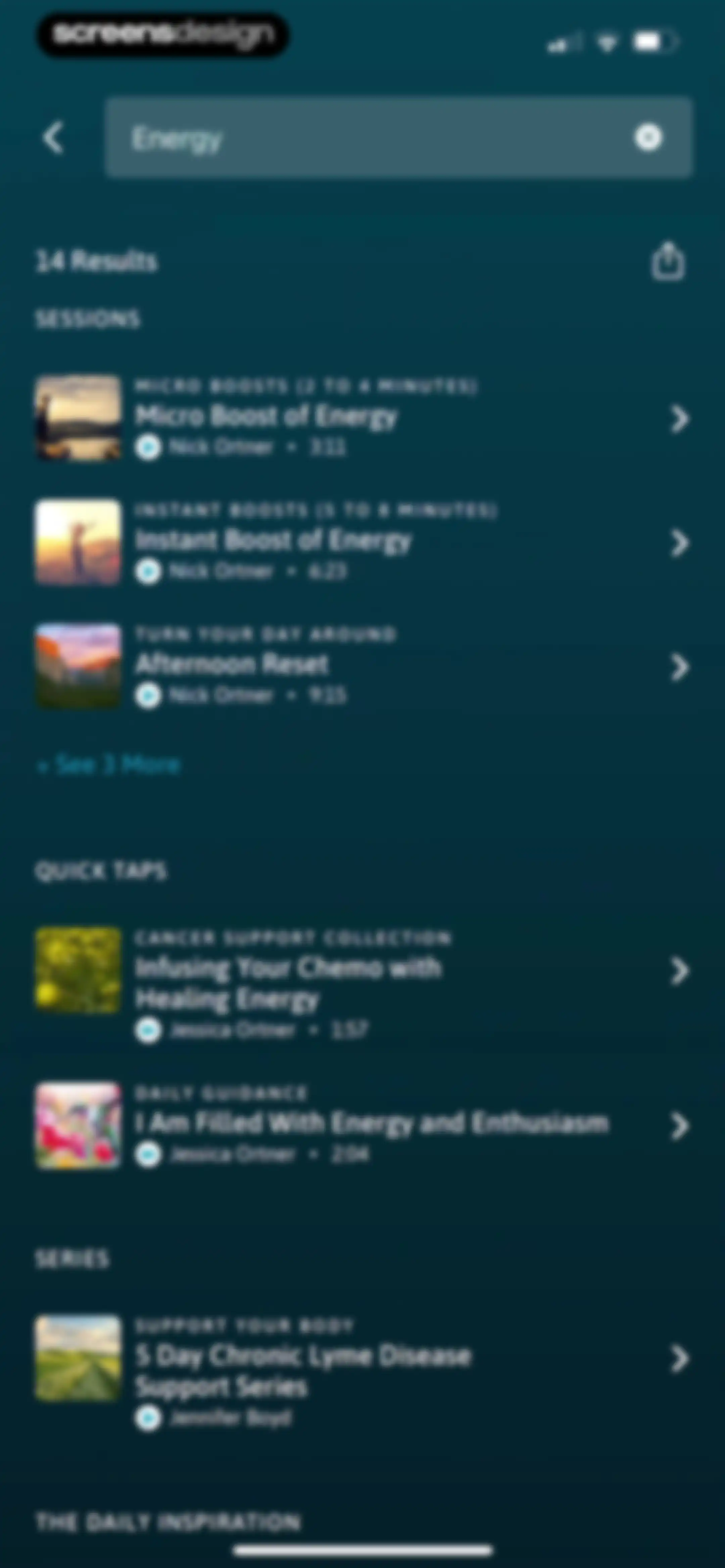 The Tapping Solution screen 57