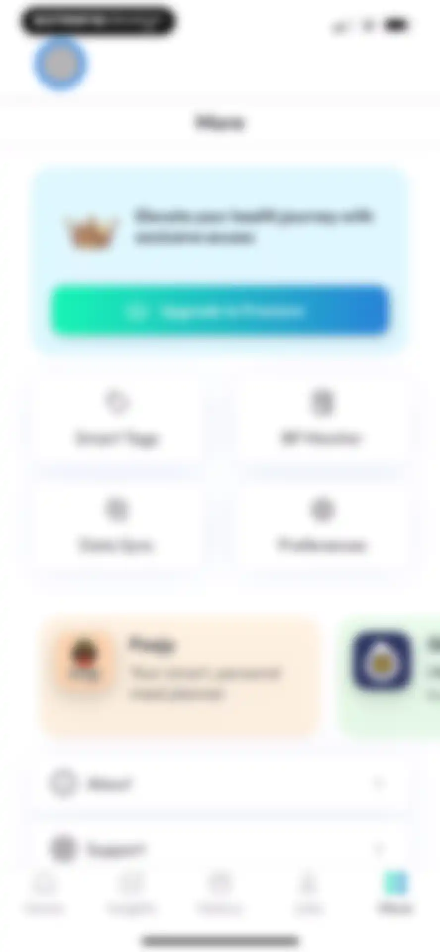 Blood Pressure Tracker SmartBP screen 99