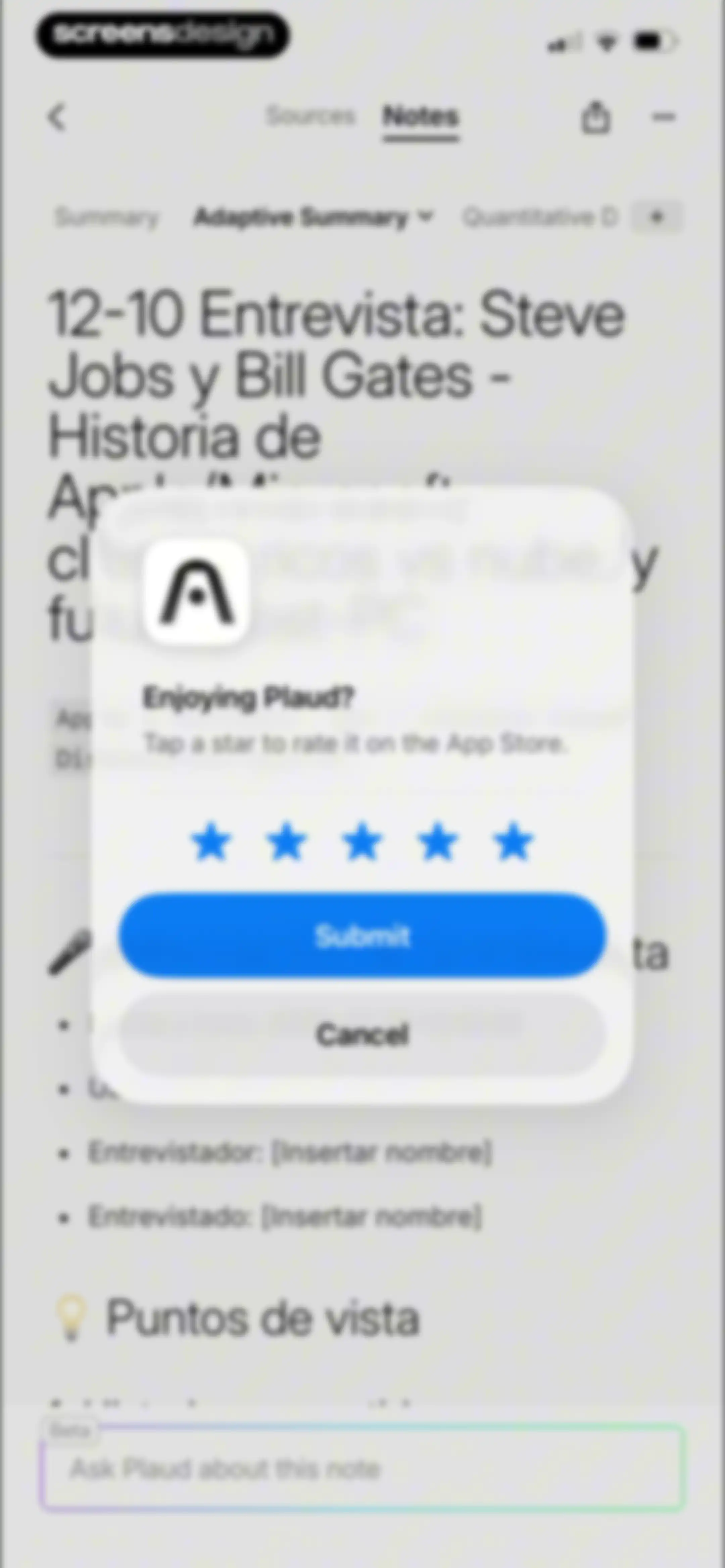 Plaud: AI Note Taker screen 45