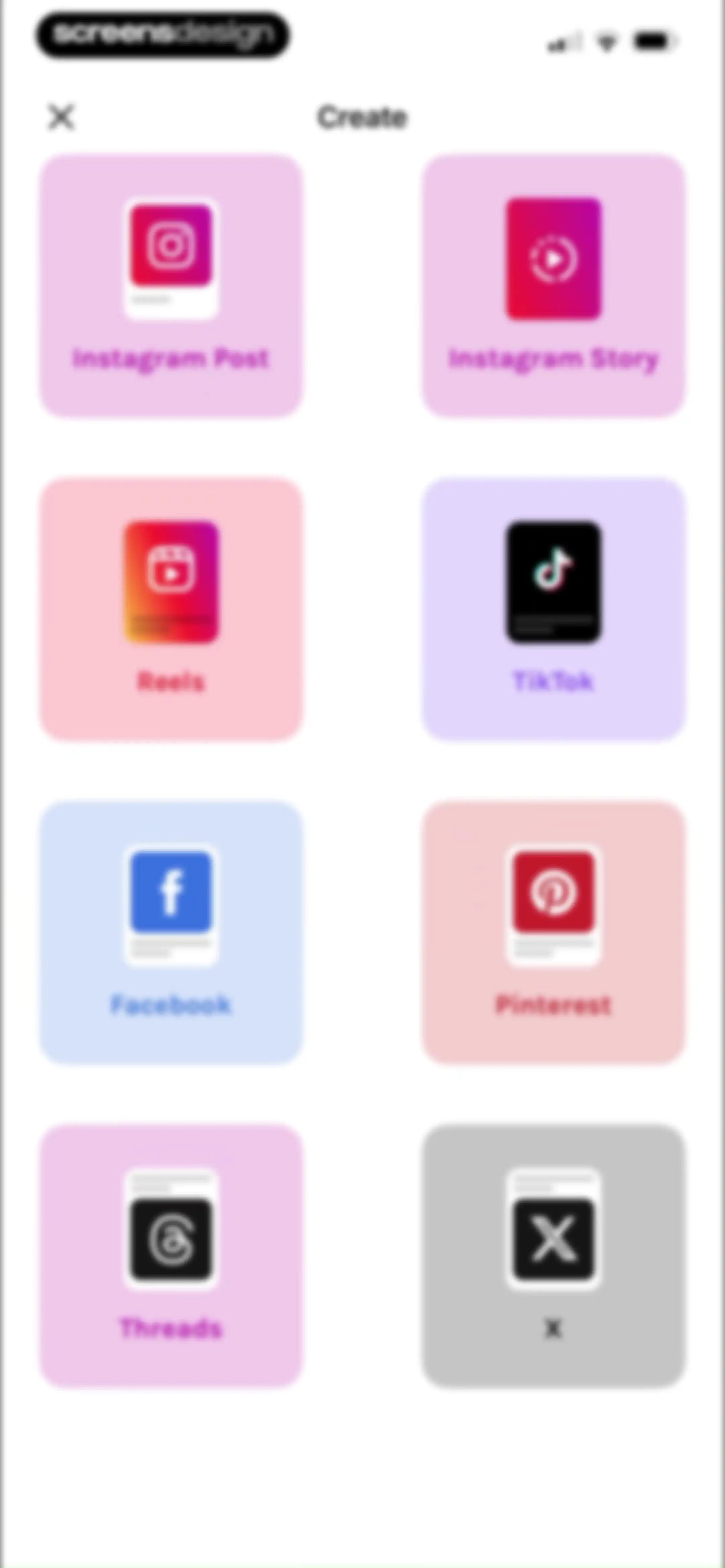 UNUM — Layout & Feed Preview screen 84