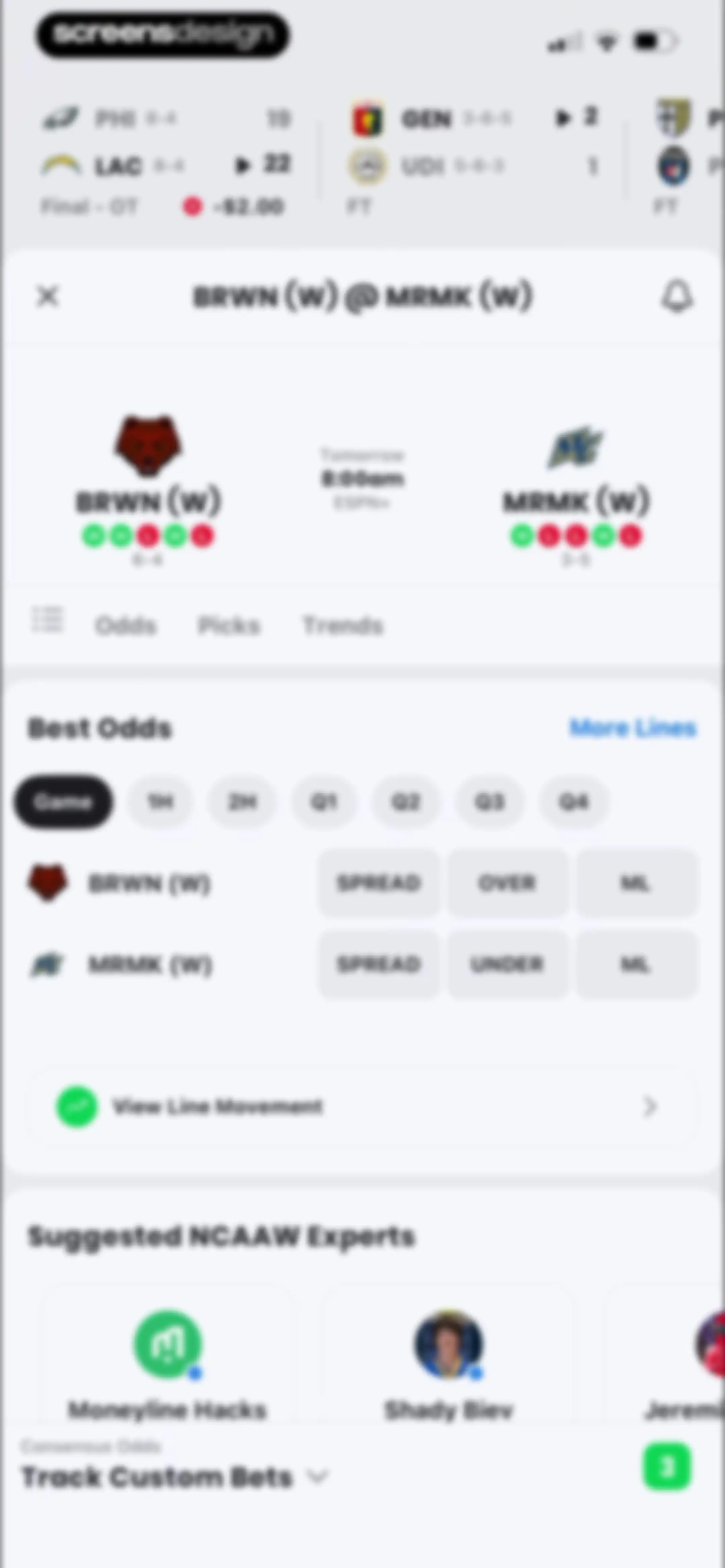 Action Network: Sports Betting screen 104