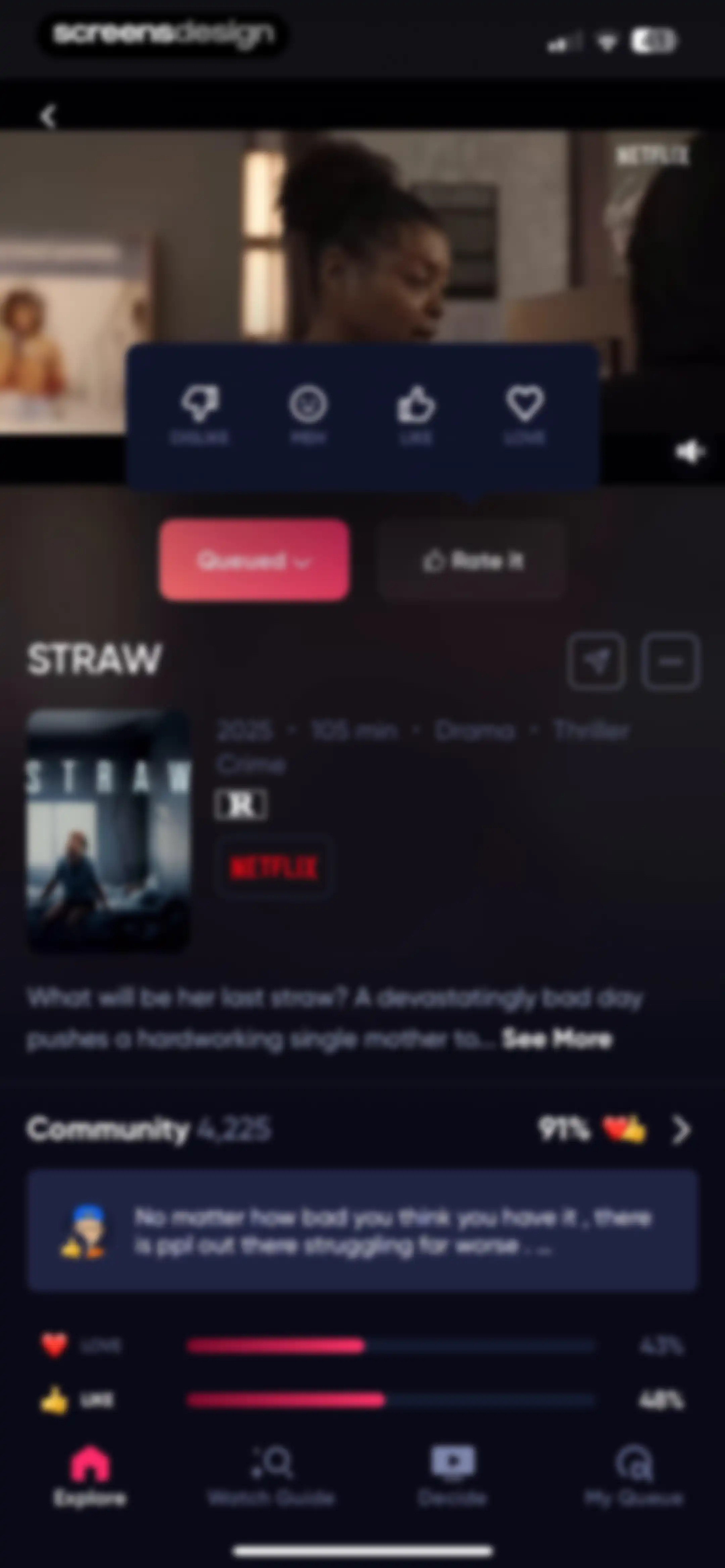 Queue - Find Movies & Shows screen 41