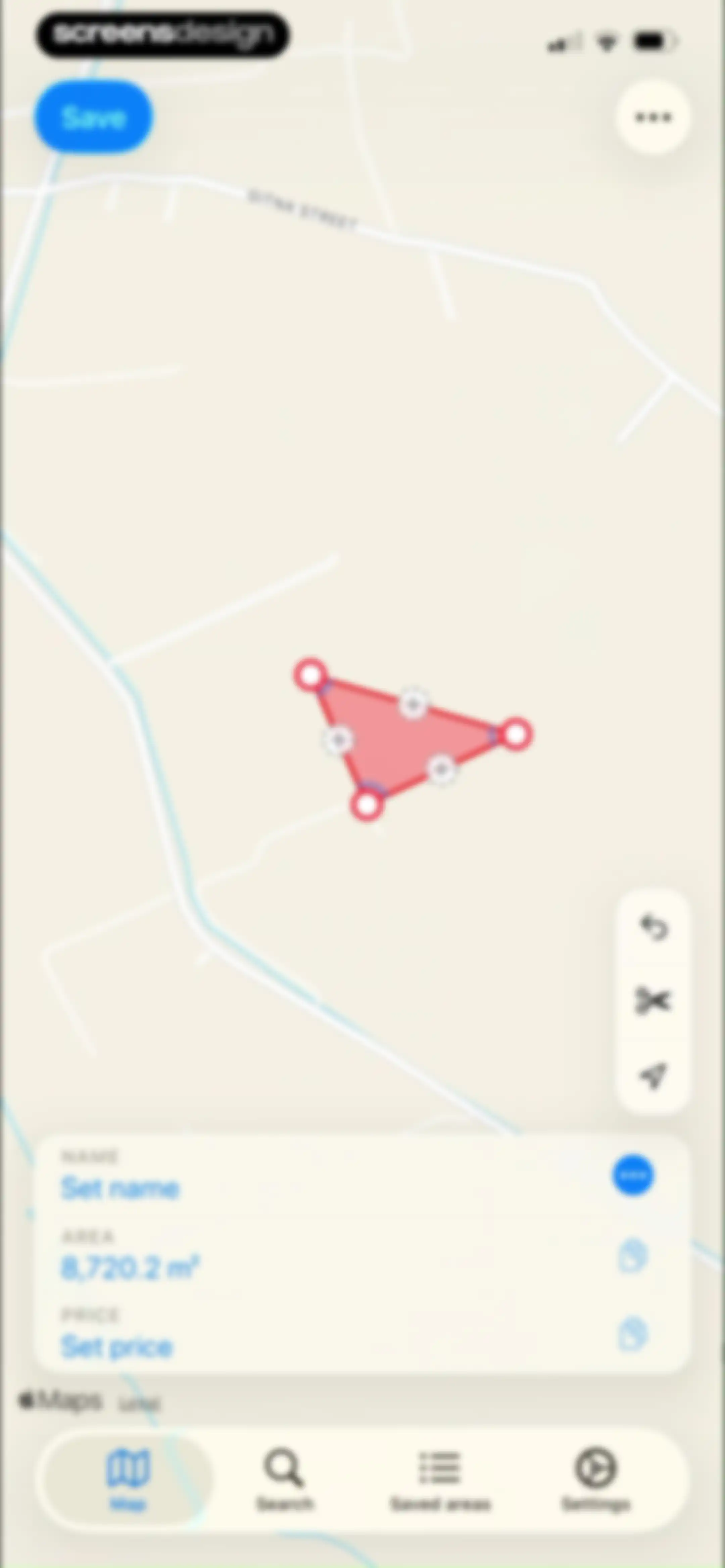 Map Area Calculator - Marea screen 39