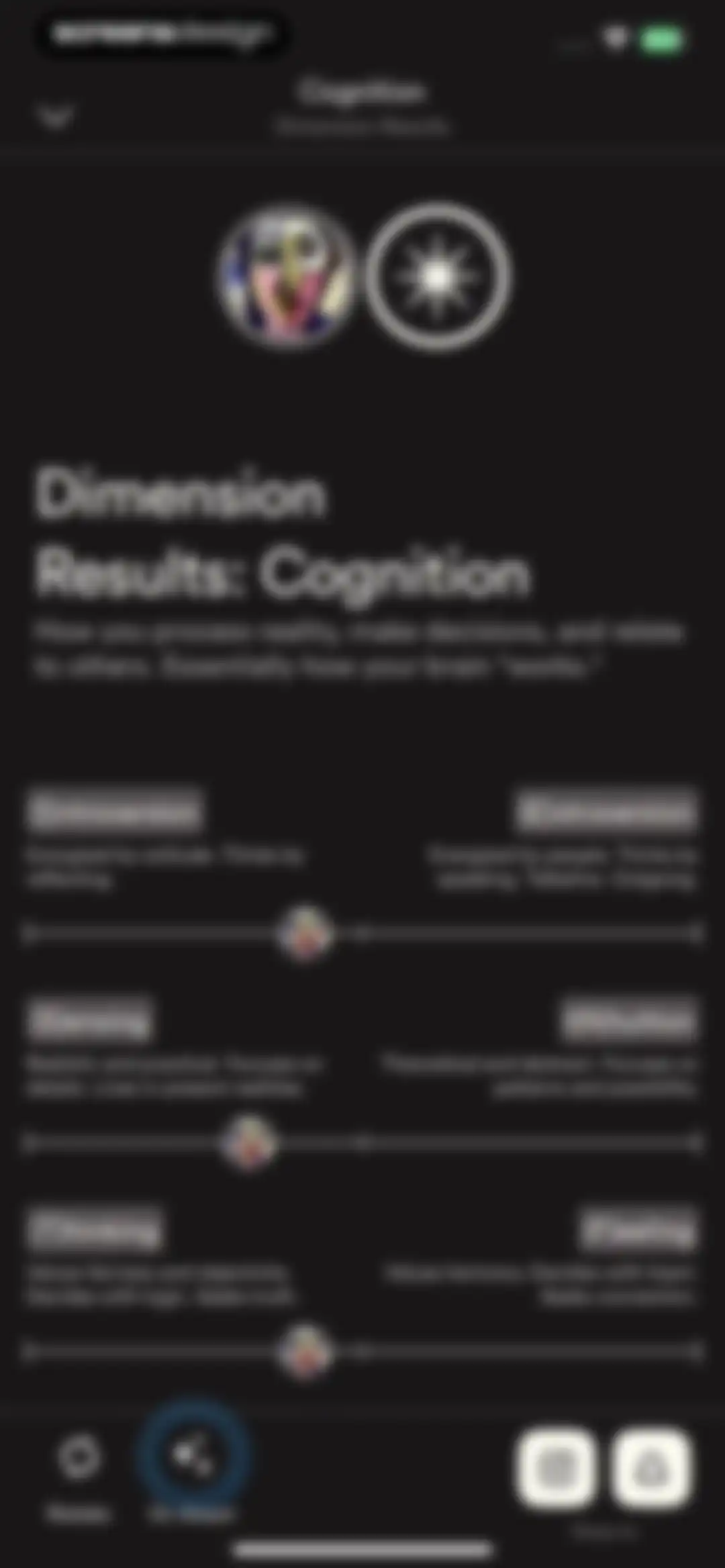 Dimensional: Personality Test screen 66