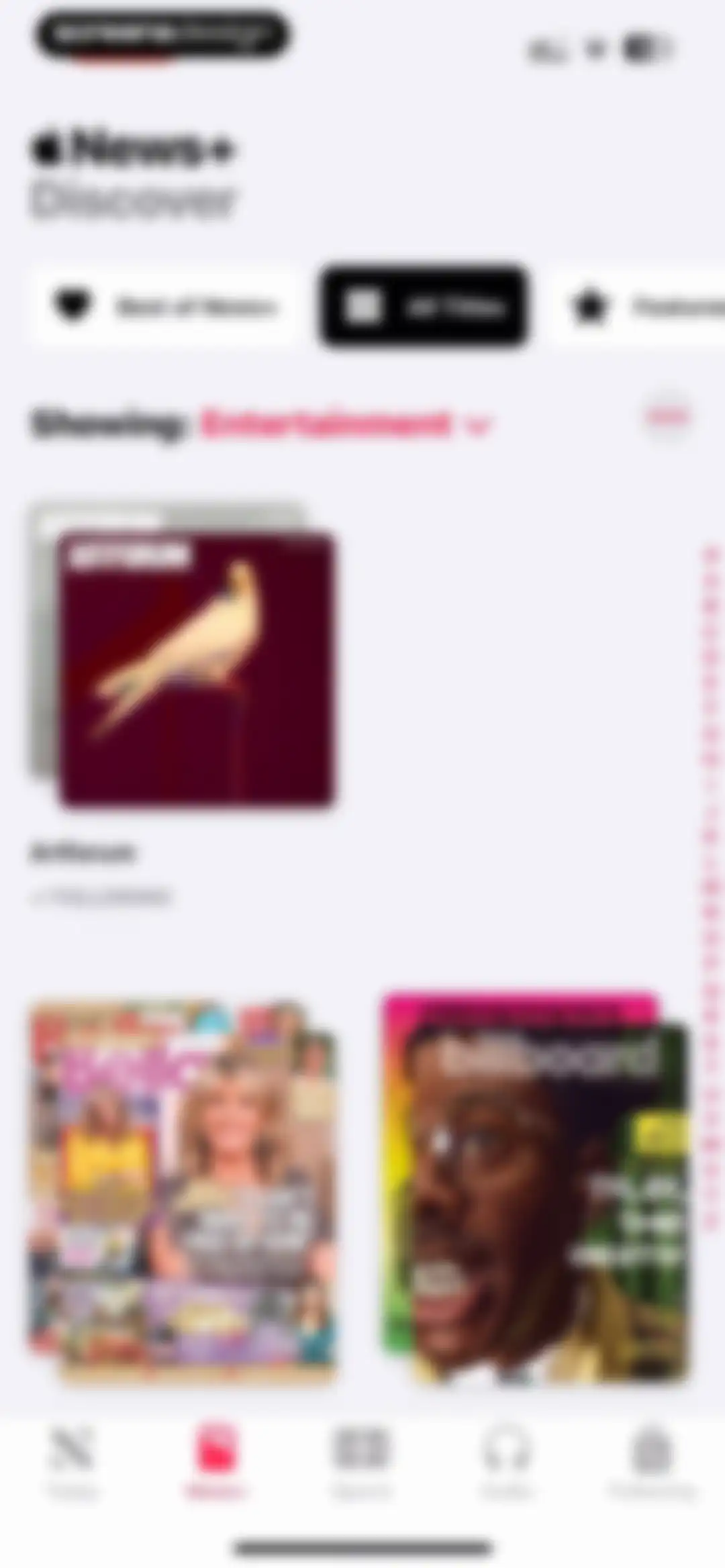 Apple News screen 114
